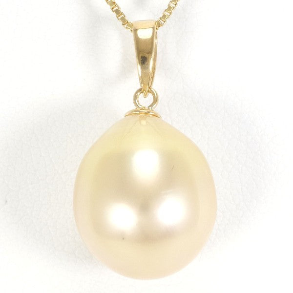 18K Yellow Gold Pearl Necklace for Women - Elegant Bridal Jewelry, Wedding Gift & Anniversary Present - Perfect for Formal Events, Date Nights & Special Occasions