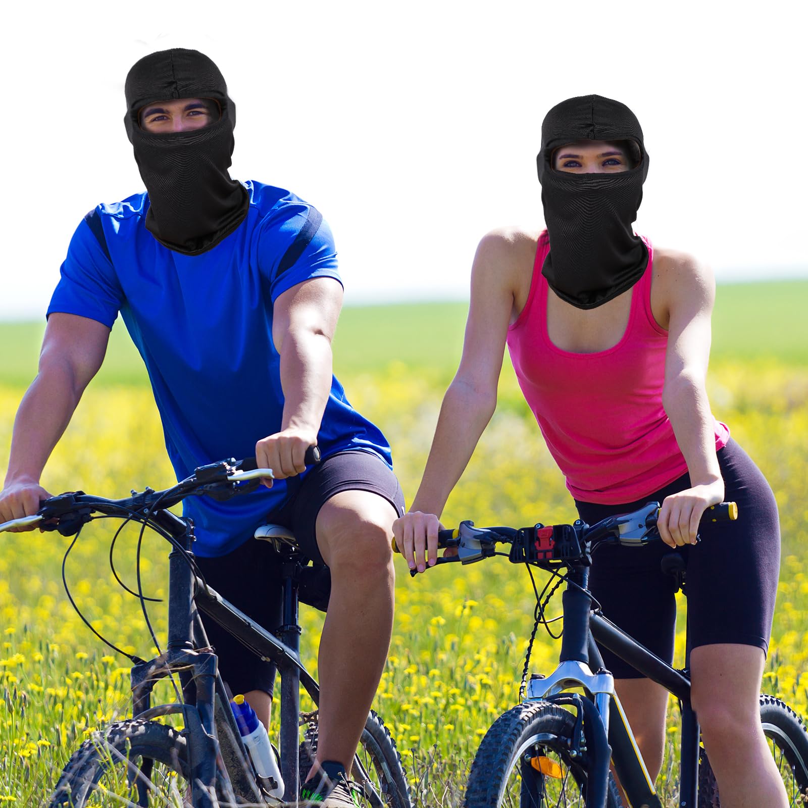18Pcs Balaclava Ski Masks for Men & Women - Winter Face Cover with UV Protection, Breathable Full Face Mask for Skiing, Snowboarding, Motorcycling & Outdoor Activities - Black Shiesty Mask Pack (Cold Weather & Sun Protection)