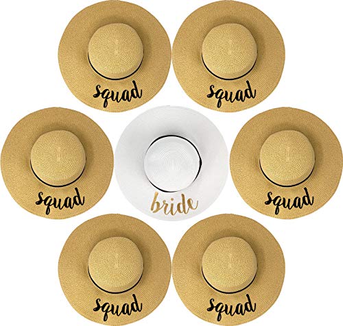 7 Pack: 1 Bride (White/Gold) & 6 Squads