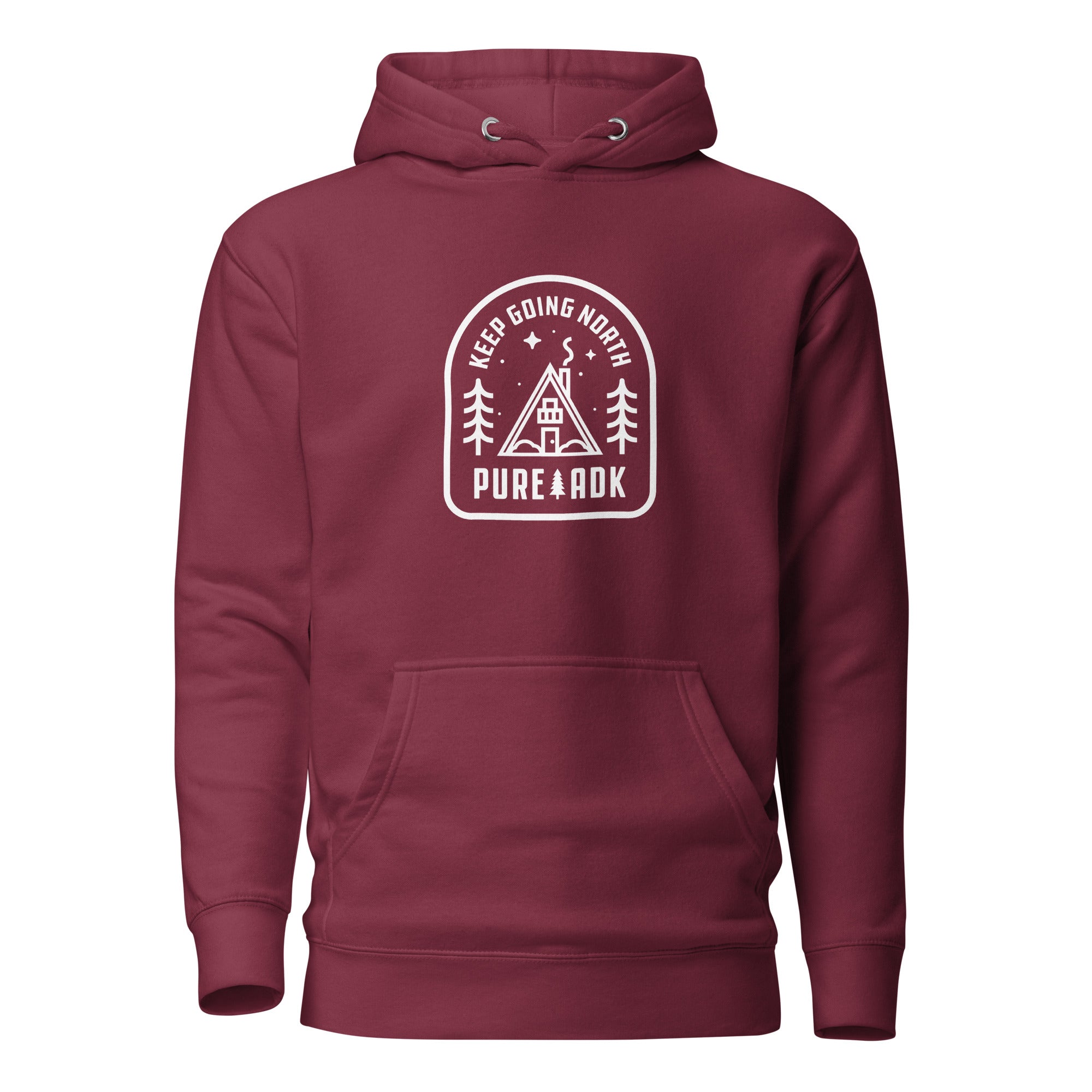 Cozy Cabin Hoodie for Women & Men - Soft Fleece Pullover Sweatshirt for Winter, Fall & Outdoor Activities | Perfect for Hiking, Camping & Lounging