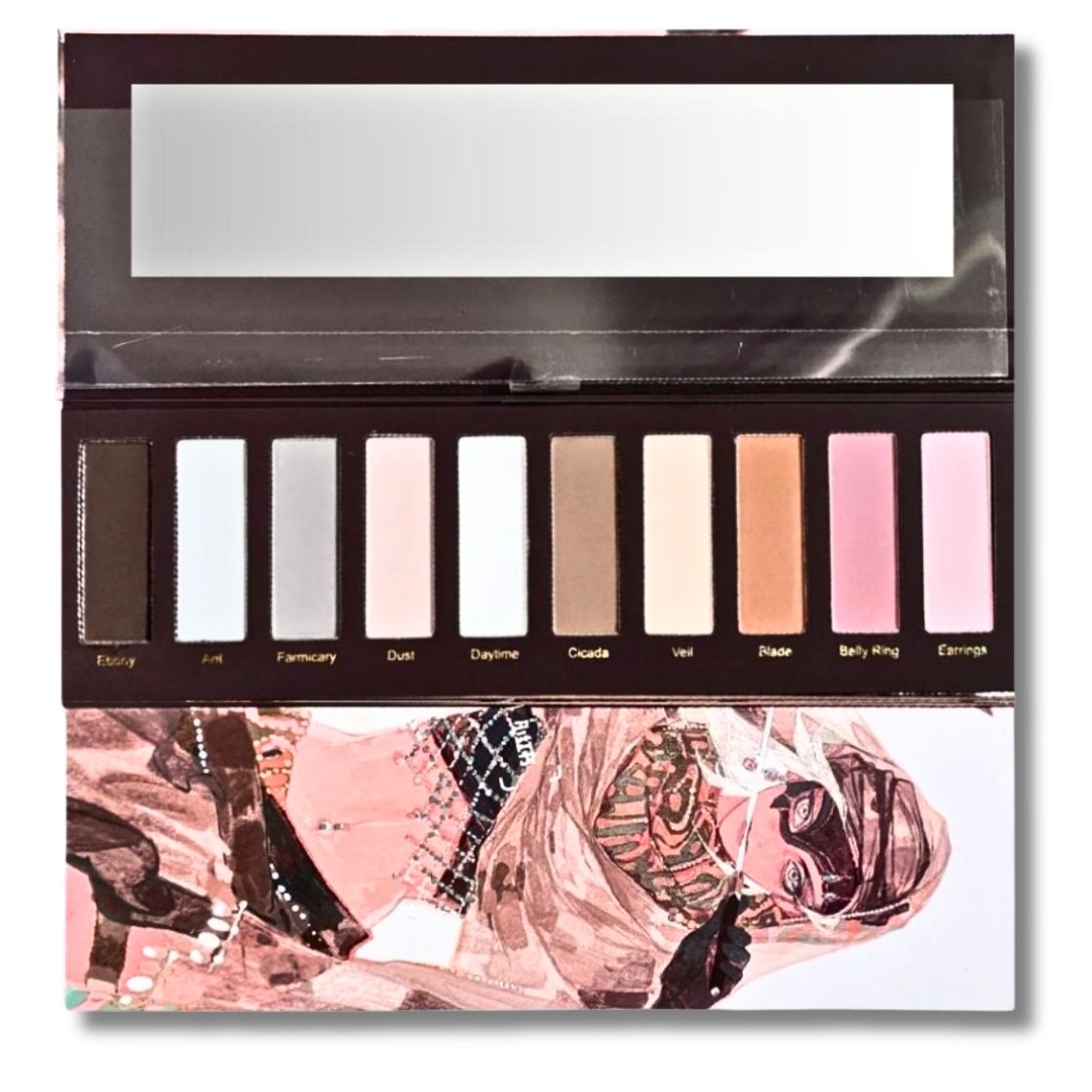 Vintage 90s Narimi Eyeshadow Palette #04 Cicada Shadow (Camel) - Perfect for Retro Makeup Looks & Everyday Glam
