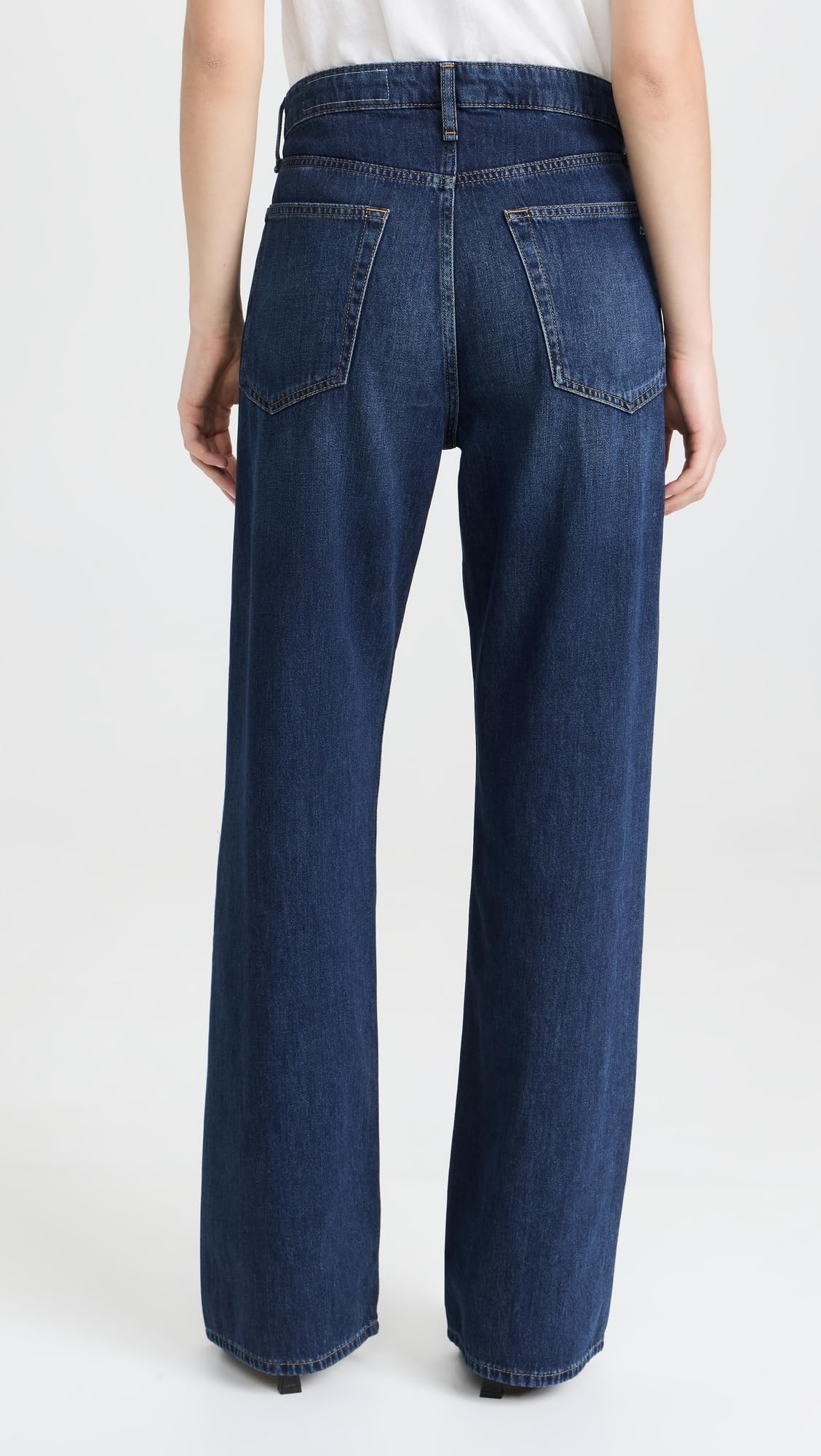 rag & bone Women's Logan Jeans - High Waist Slim Fit Stretch Denim Pants for Casual Wear & Night Out
