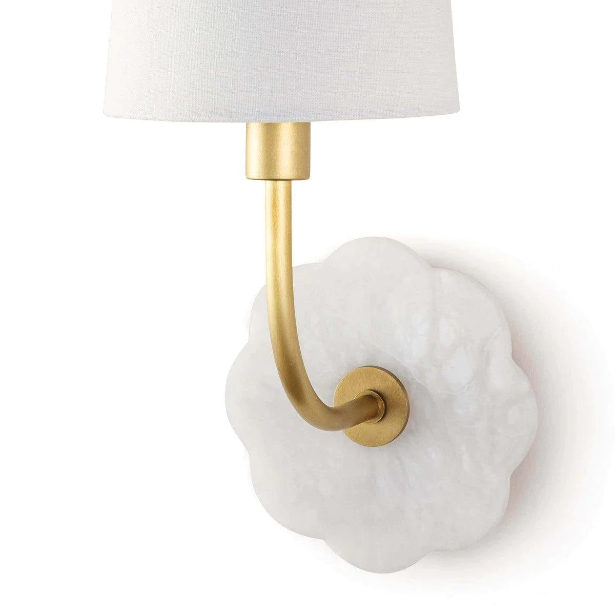 Camilla Bent Arm Sconce - Modern Wall Light Fixture for Living Room, Bedroom & Hallway | Adjustable Swing Arm Design | Matte Black Finish