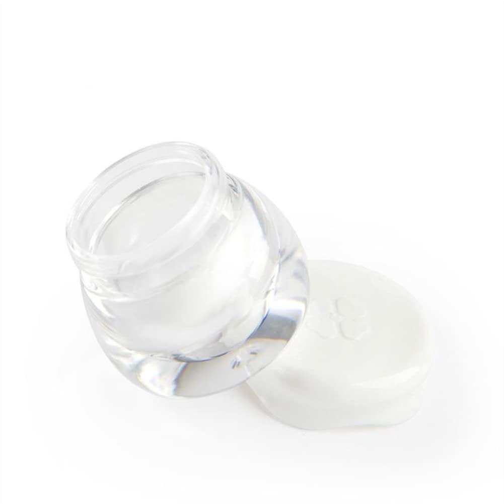 4 Pack Refillable Acrylic Travel Containers with Lids - Leakproof Small Cream Jars for Face, Hand & Body Lotion, Gel & Liquid - Perfect for Toiletries, Makeup & Skincare Travel Essentials
