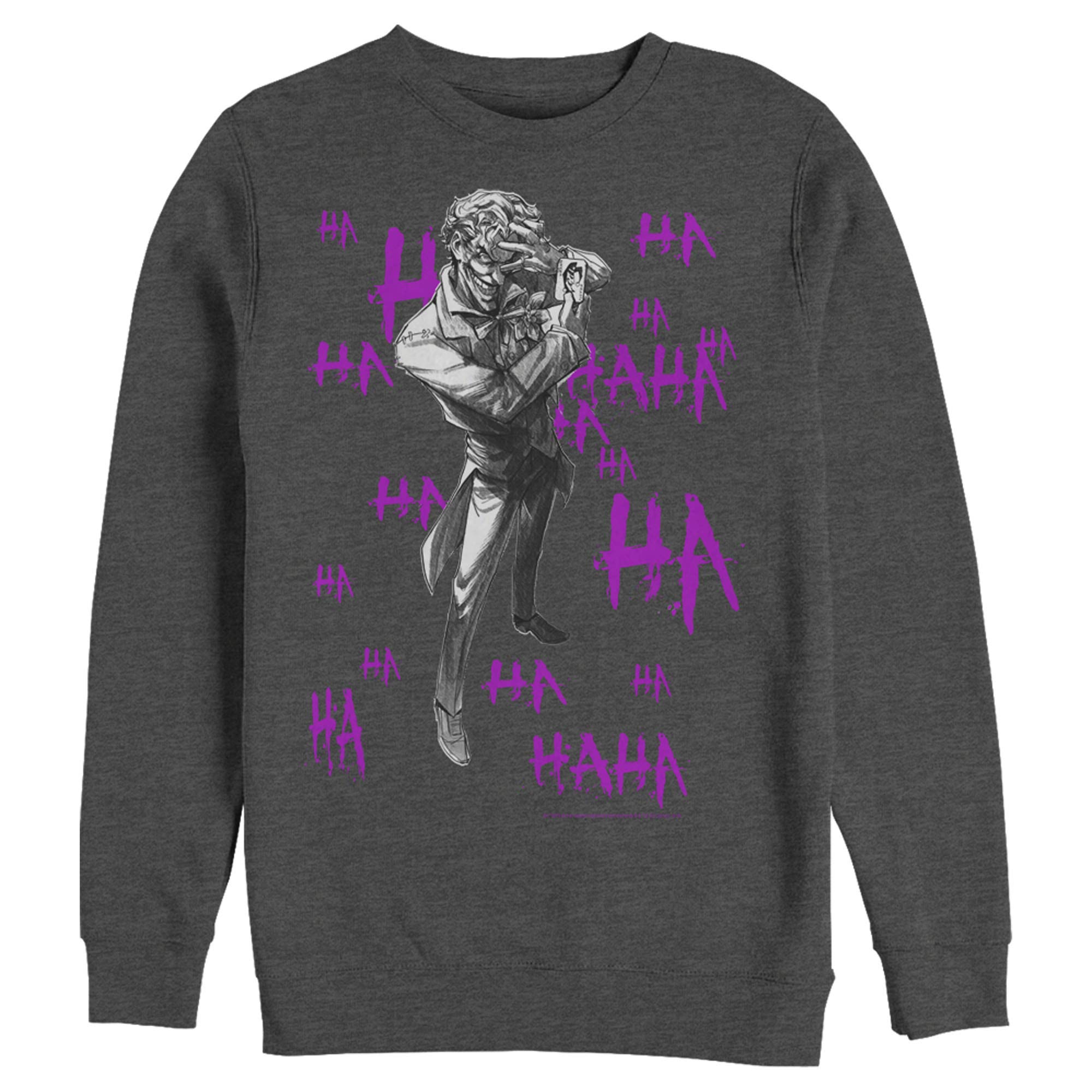 Batman Joker Ha Ha Sweatshirt for Men - Cool Graphic Hoodie for Cosplay & Gifts