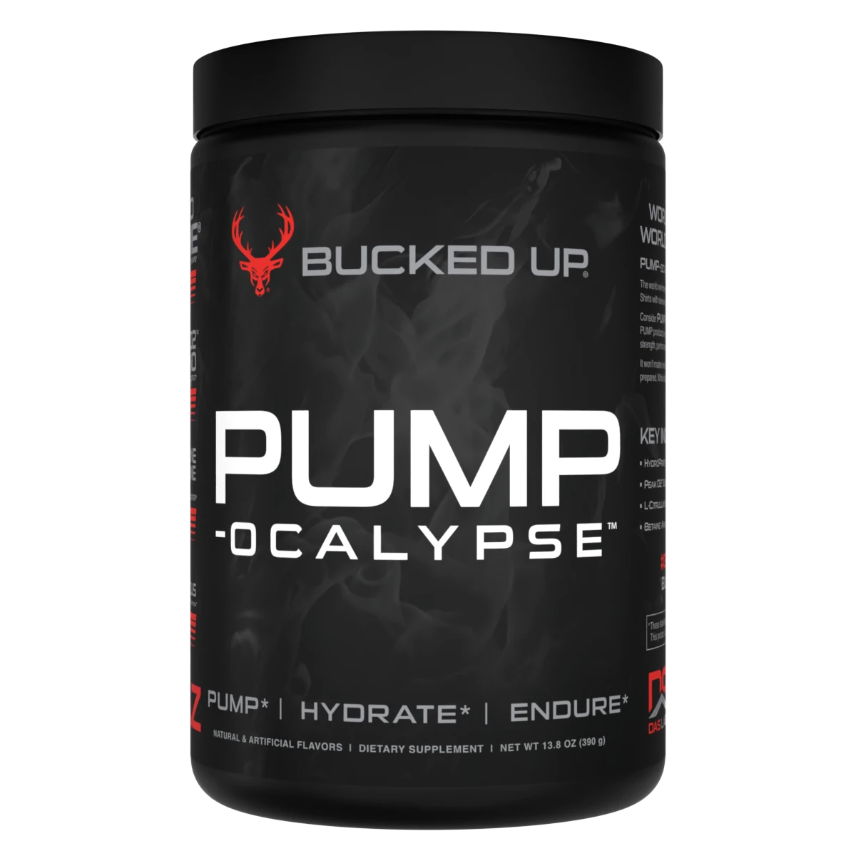 Bucked Up PUMP ocalypse 375g Pre Workout Powder - Energy & Focus Booster for Gym, Bodybuilding & Fitness Training