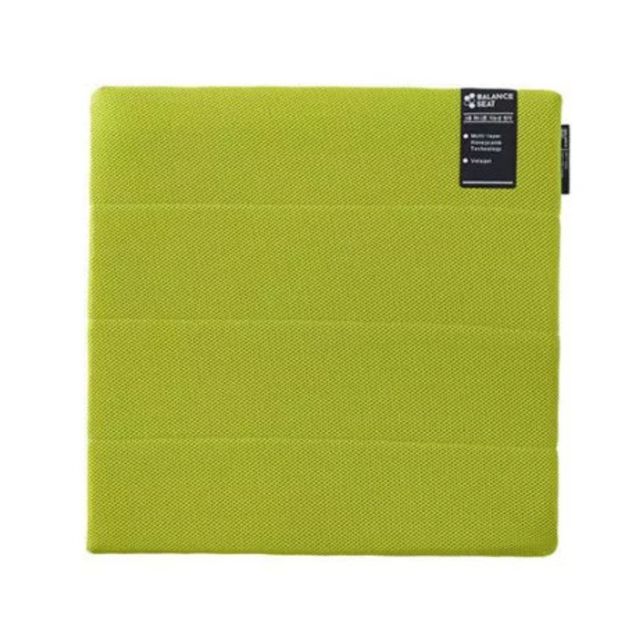 Gel Balance Seat Cushion (Medium, Green) - Ergonomic Comfort for Office Chairs, Car Seats & Home Use - Relieves Back Pain & Improves Posture