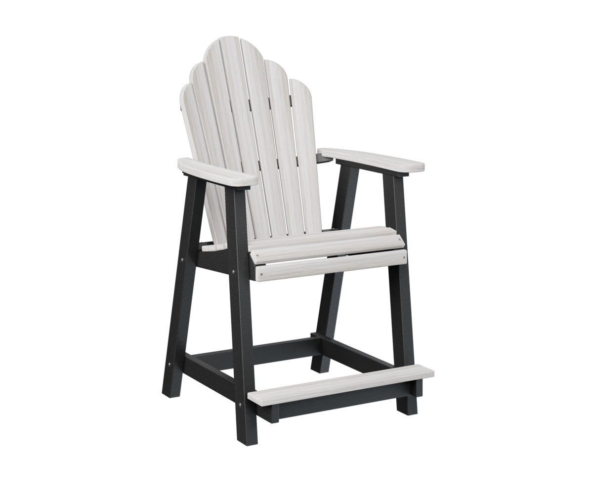 Berlin Gardens Cozi Back Counter Chair - Stylish & Comfortable Bar Stool for Kitchen Island, Breakfast Nook & Home Bar - Perfect for Indoor Dining & Entertaining