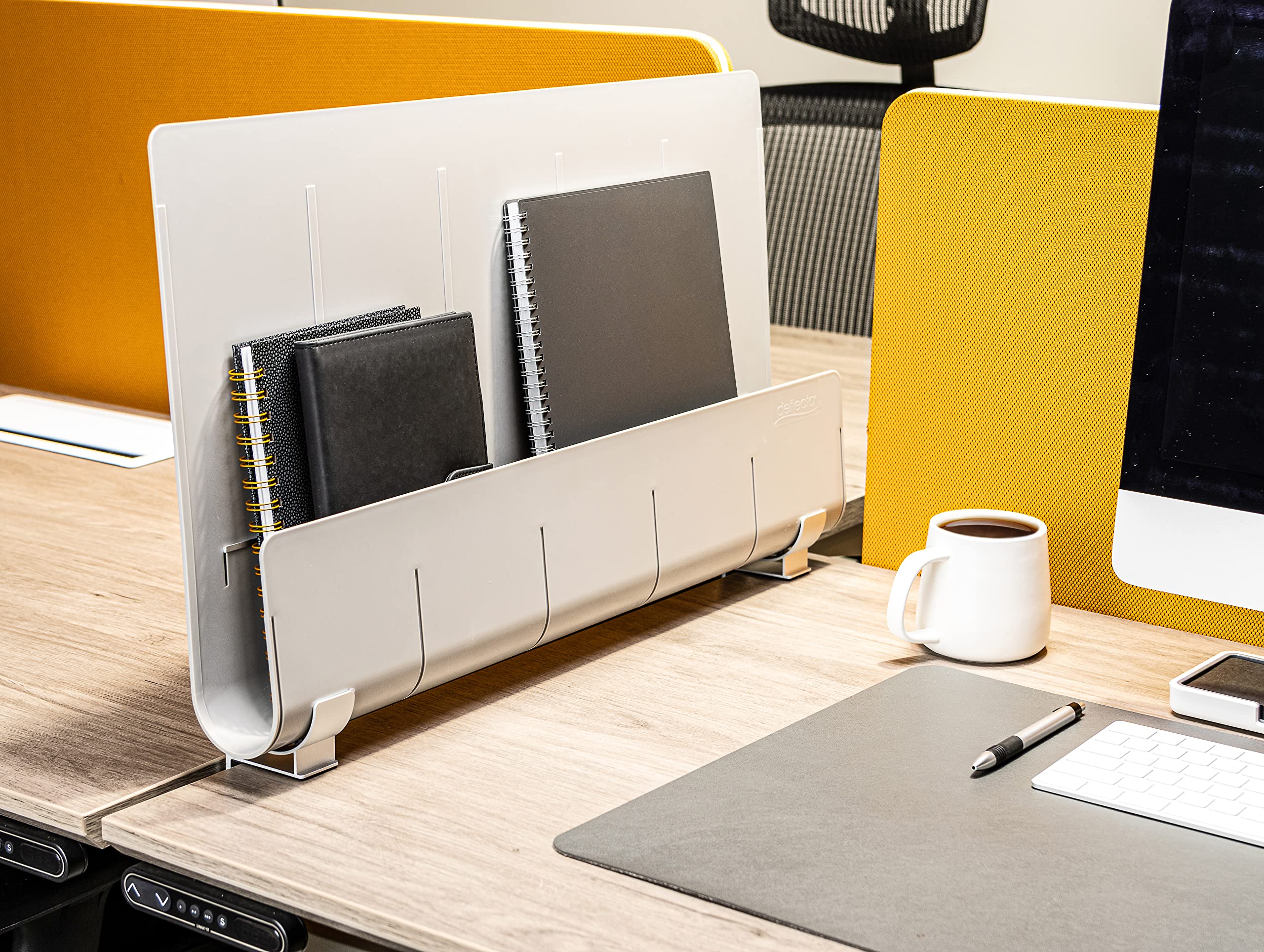 Deflecto Standing Desk Privacy Panel Organizer - 16.35
