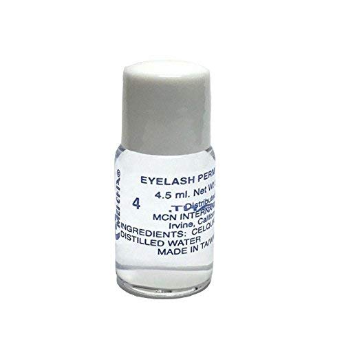 MEI-CHA Professional Eyelash Perm Cleanser #4 - 4.5ml Salon-Grade Lash Extension Curling & Perming Solution | For Eyelash Lifting, Perming & Aftercare in Beauty Salons