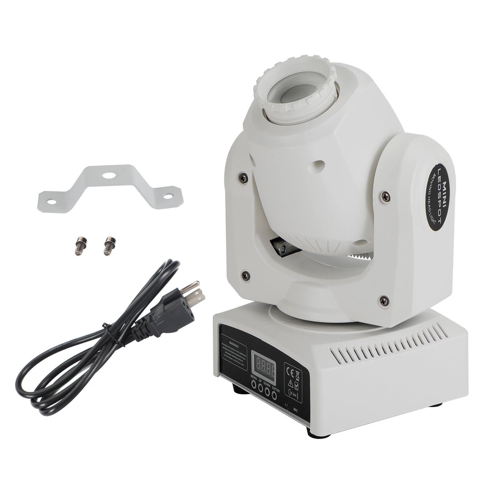 120W RGBW LED Moving Head Light with 8 Gobo Patterns - DMX Stage Lighting for DJ, Beam Bar & Party Events - Perfect for Concerts, Clubs & Theatrical Shows