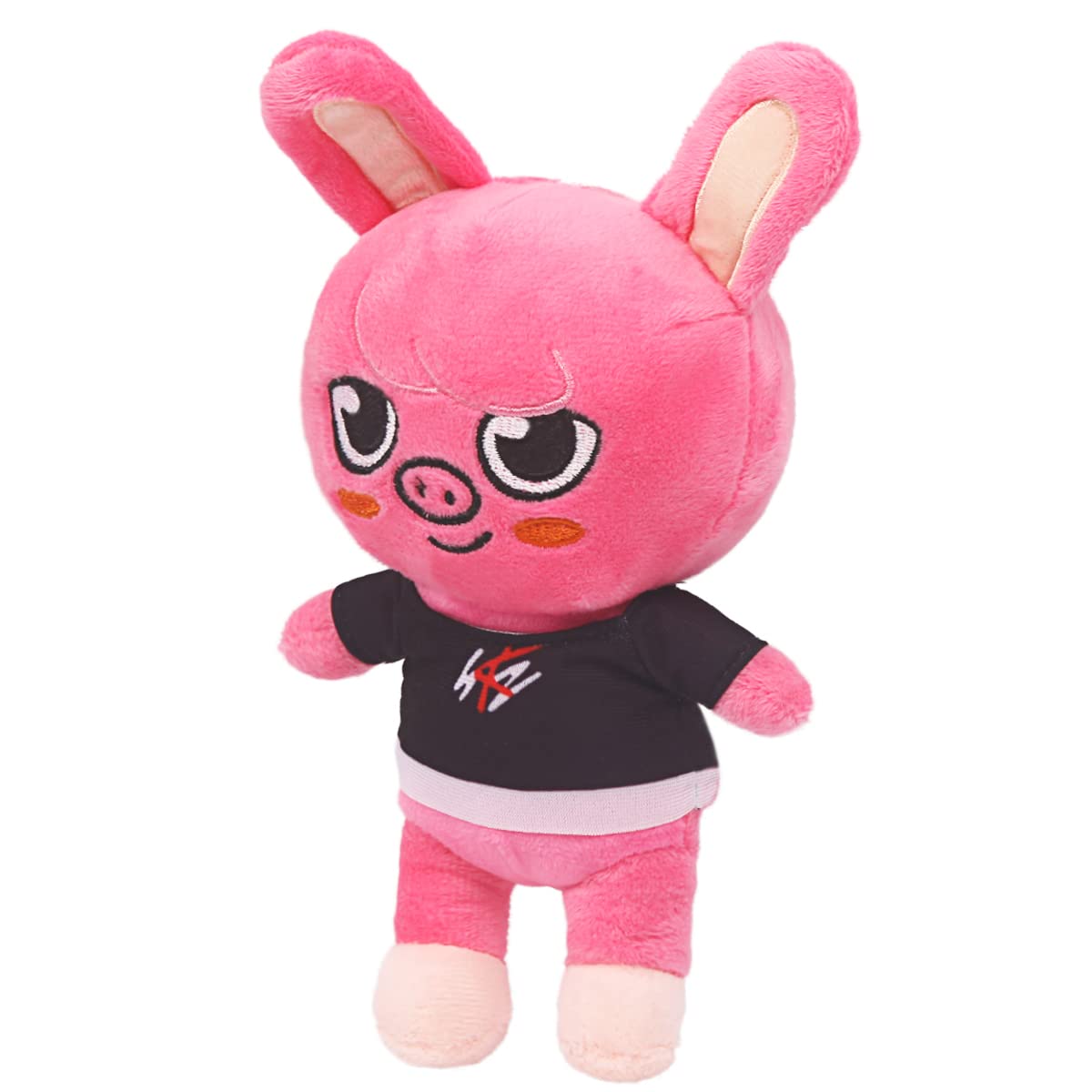 8in Stray Plush Toy - Soft Dwaekki Stuffed Animal, Cute Fashion Character Doll Gift for Kids & Fans - Perfect for Bedroom Decor, Birthday Presents and Anime Collectibles