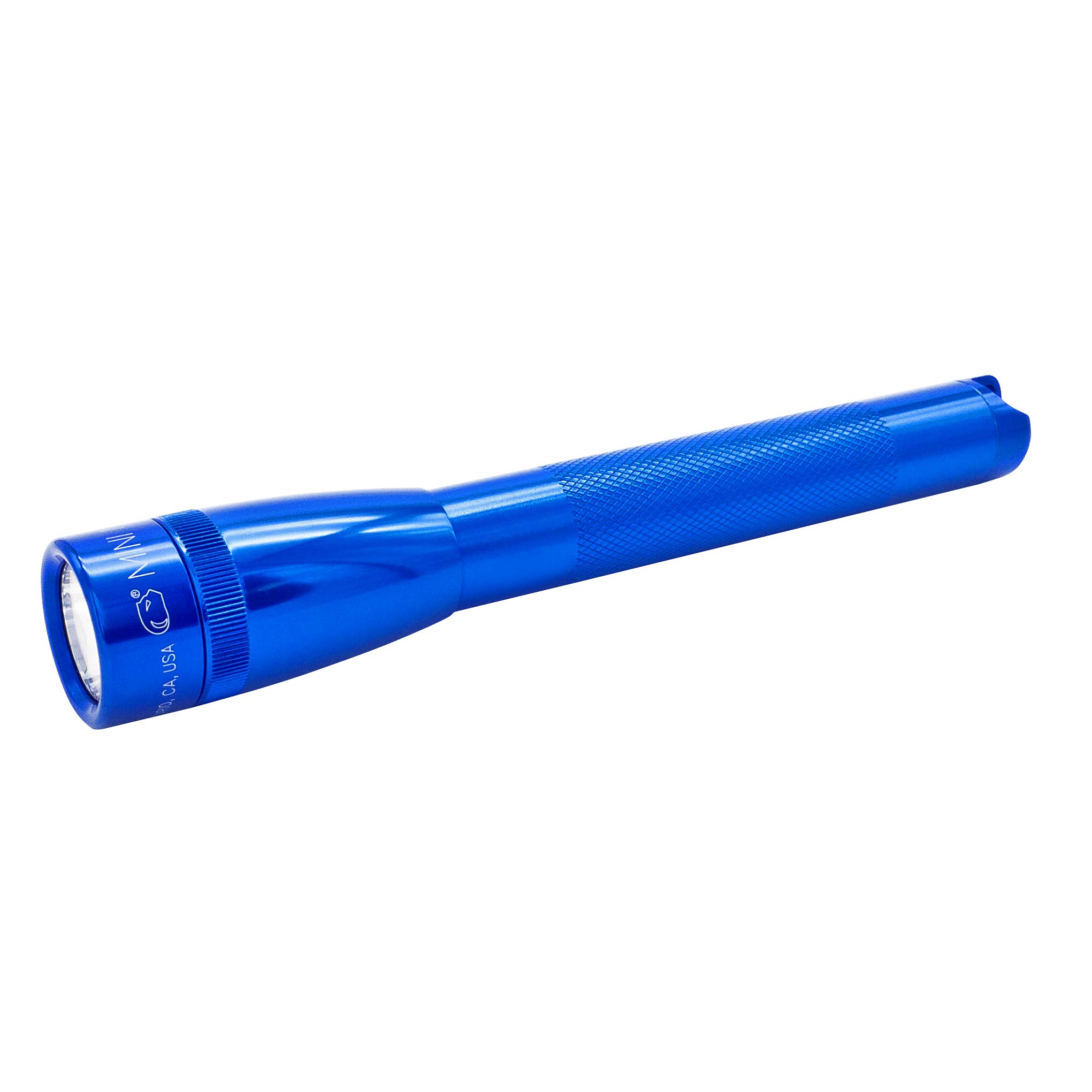 **MagLite Mini LED Flashlight - Ultra Bright 127 Lumens, Adjustable Beam, Water-Resistant IPX4, Shock Resistant, 2 Power Modes, Includes 2 AA Premium Alkaline Batteries (Combo Pack, Blue) - Perfect for Camping, Hiking, Emergency Kits & Home Use**