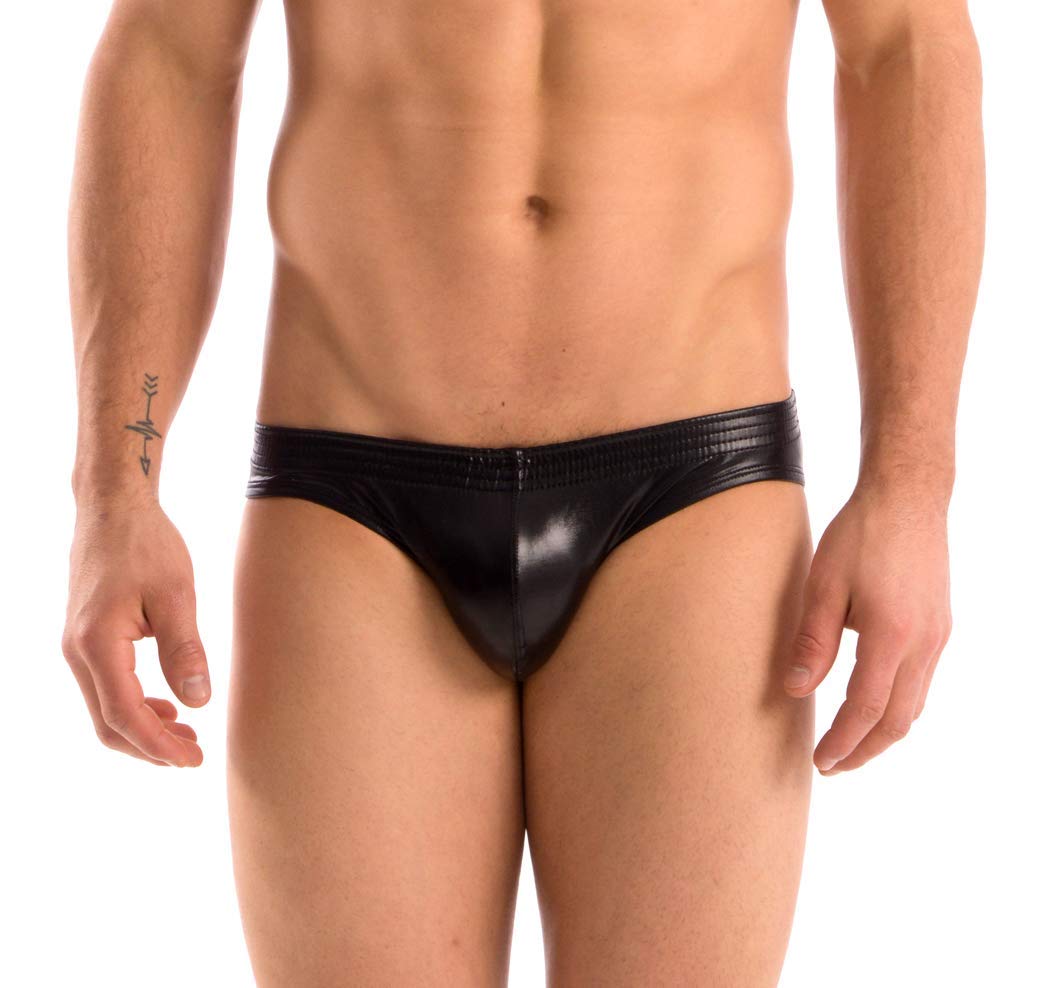 Gary Majdell Sport Men's Solid Contour Pouch Bikini Swimsuit - Quick Dry Swim Briefs for Beach, Pool & Gym Workouts
