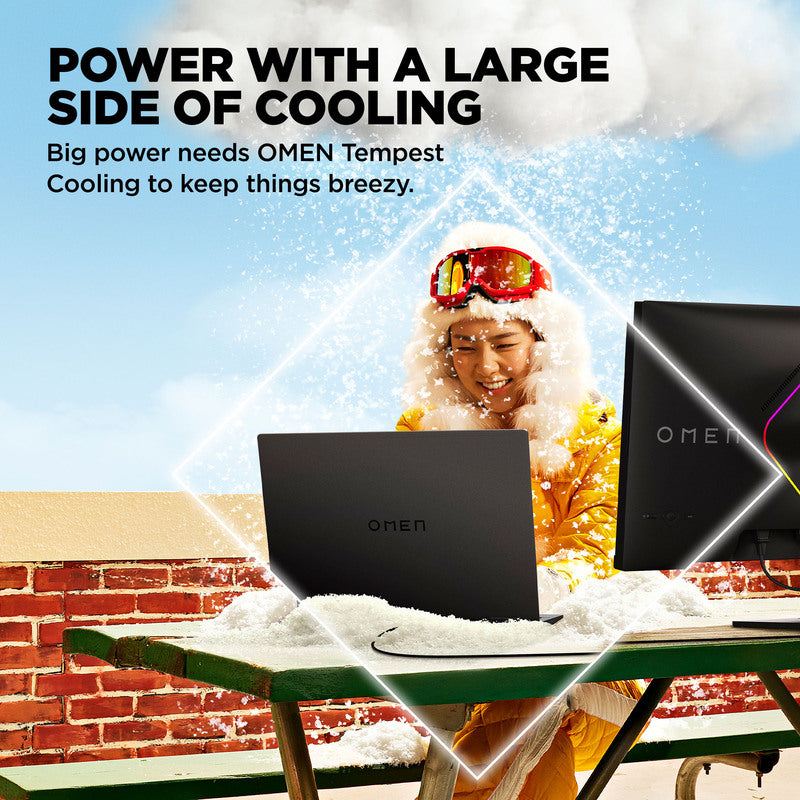 OMEN Transcend 16 Gaming Laptop - Intel Core i7, 32GB RAM, 1TB SSD, NVIDIA GeForce RTX 4070, WQXGA Display, Windows 11 - Shadow Black | High-Performance Gaming & Content Creation Laptop for Professionals & Gamers