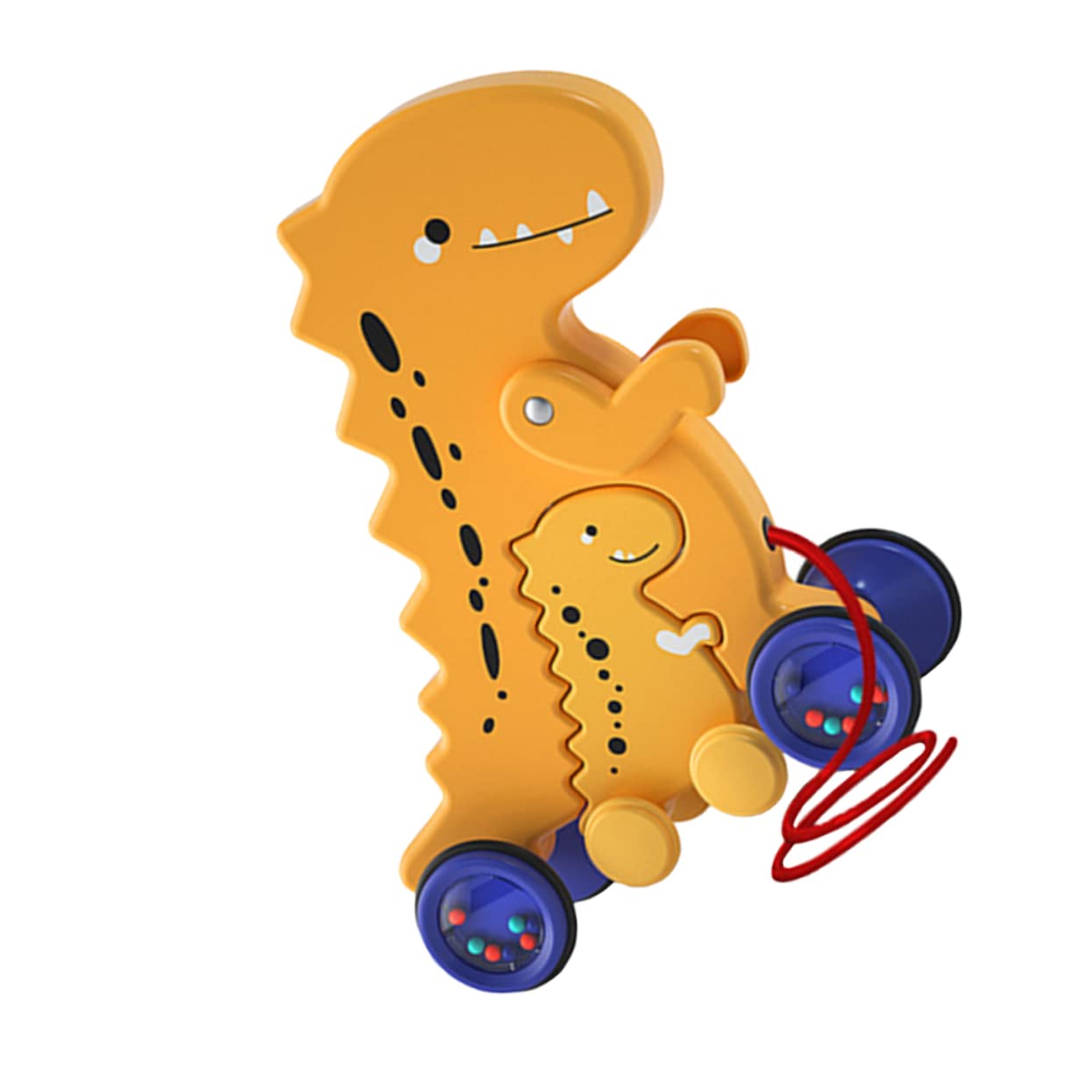 Wooden Pull Rope Animal Toy - Educational Walking & Learning Toy for Toddlers | Early Development Baby Gift for Boys & Girls | Perfect for Indoor Play, Outdoor Exploration & Motor Skills Development