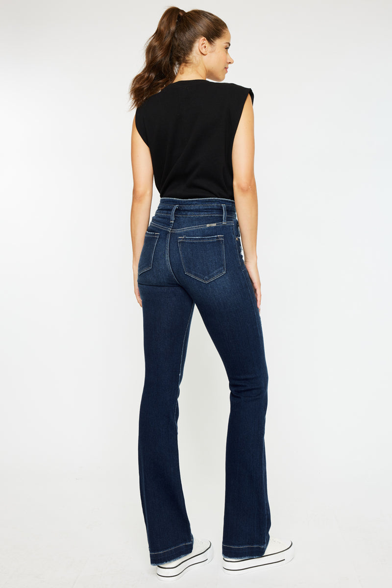 Akita High Rise Bootcut Jeans for Women - Stretchy Denim Pants with Flared Leg | Perfect for Casual Wear, Office & Night Out