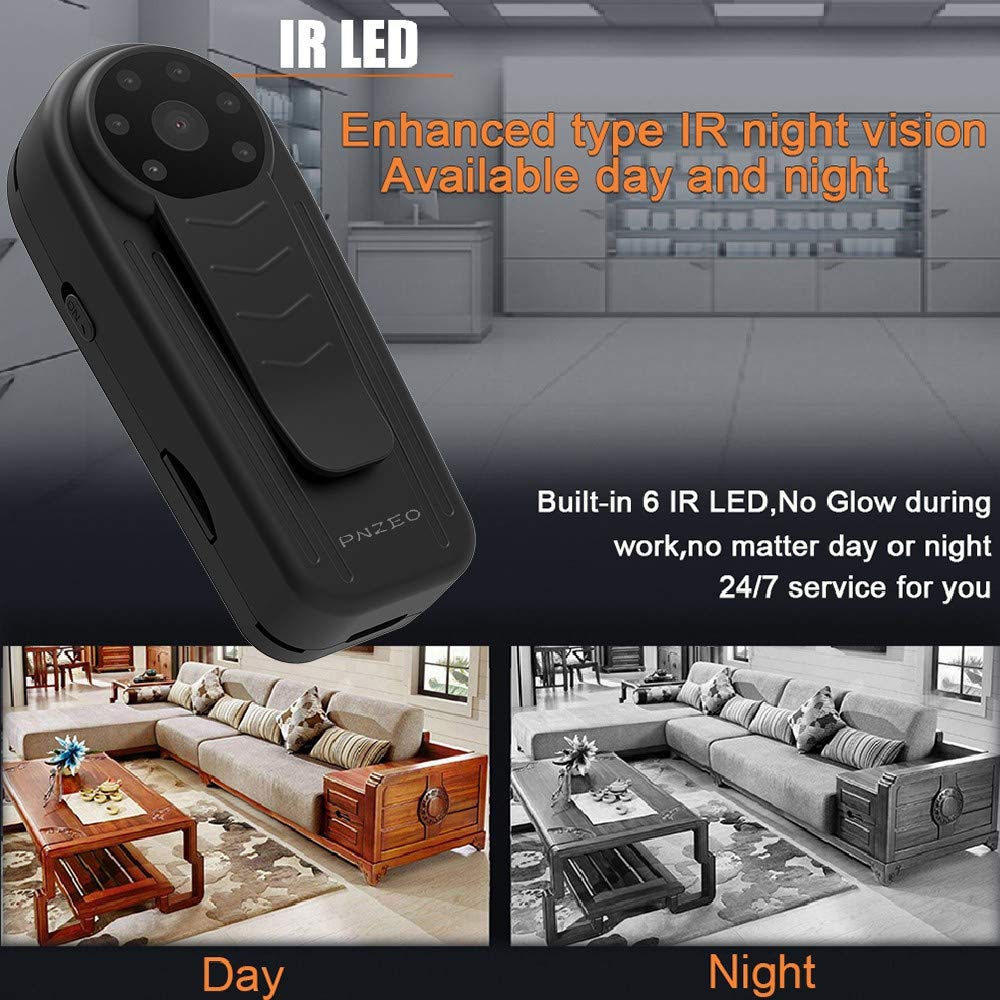 Mini Wireless WiFi IP Camera - Portable Super Small Home Security Camera with Remote View & P2P | Indoor/Outdoor Baby Monitor, Pet Camera, Nanny Cam