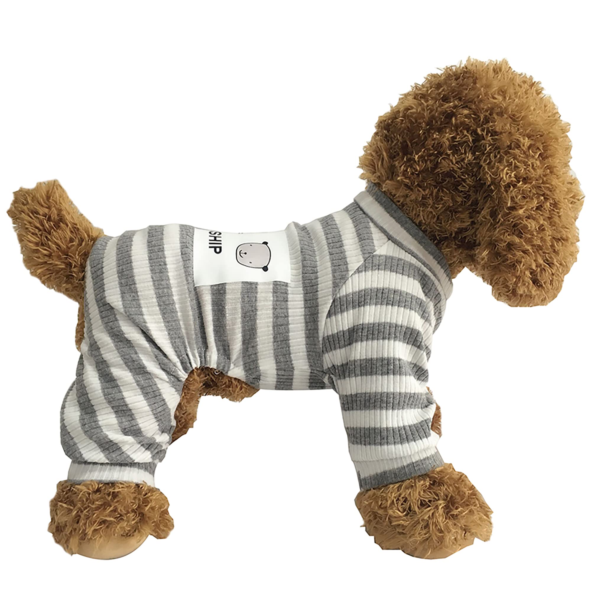 Small Dog Pajamas for Girls - Warm Long Sleeve Onesie Outfit for Puppies | Cozy Sleepwear & Loungewear