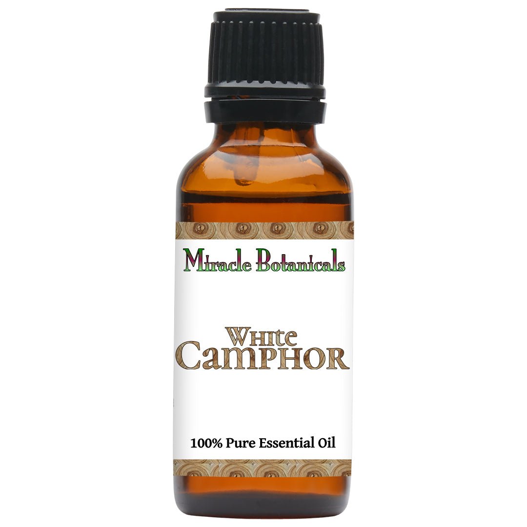 Pure White Camphor Essential Oil (Cinnamomum Camphora) - 100% Natural Aromatherapy Oil for Stress Relief, Muscle Pain & Respiratory Support | Perfect for Diffusers, Massage & Home Remedies