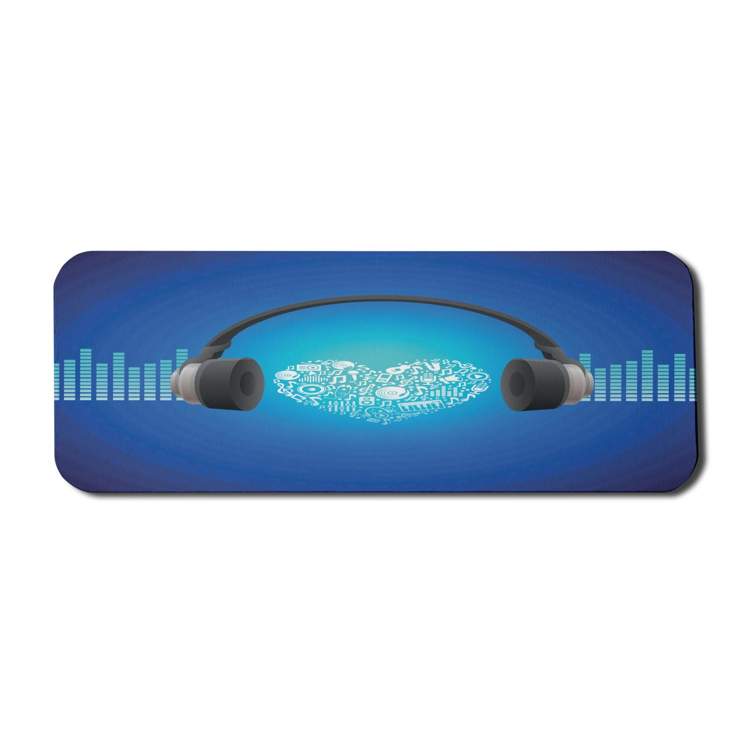 Ambesonne Music-Themed Non-Slip Gaming Mouse Pad - 31
