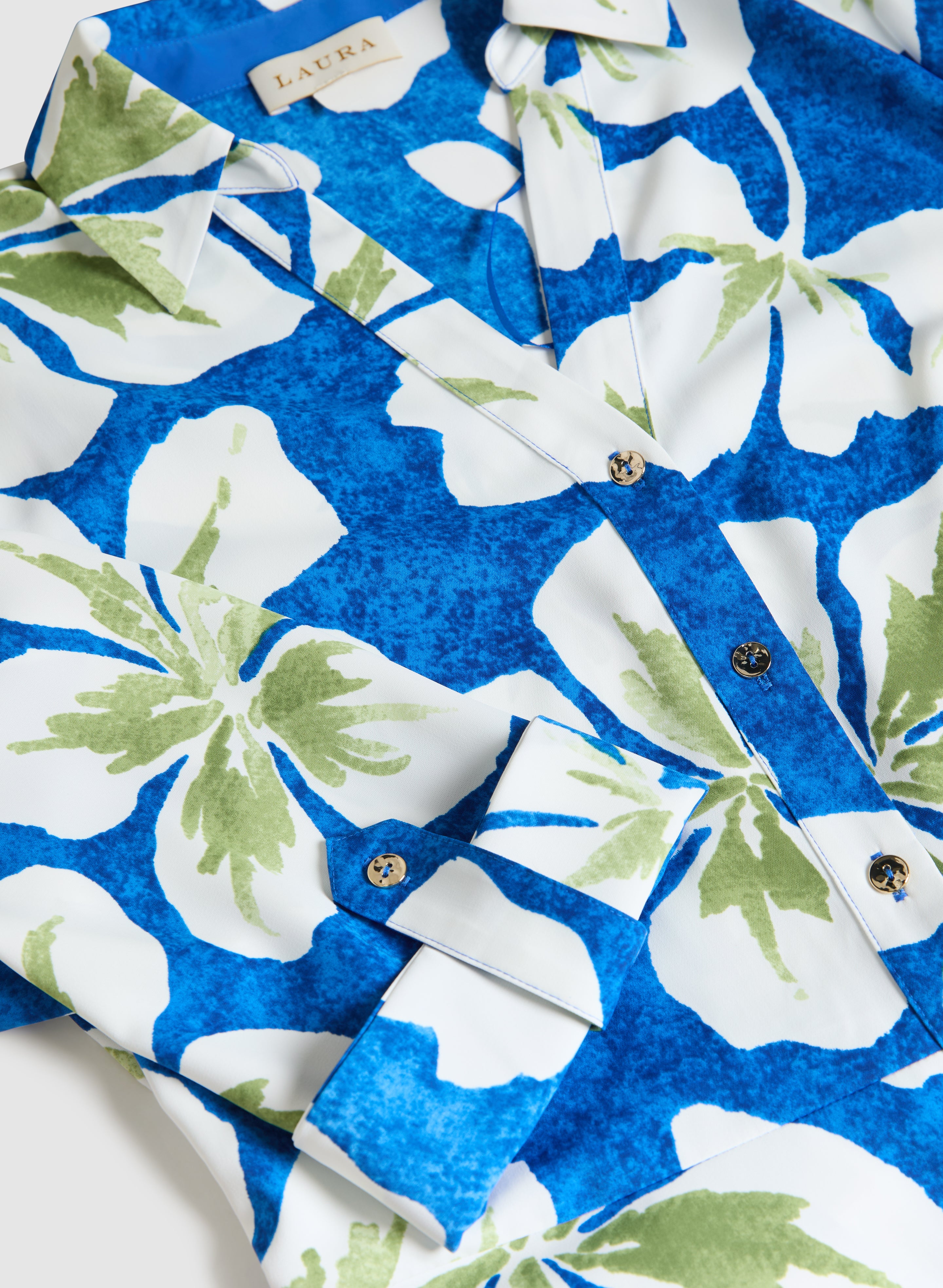 Floral Print Shirt Dress for Women - Summer Boho Maxi Dress with Pockets - Perfect for Beach, Vacation & Casual Outings