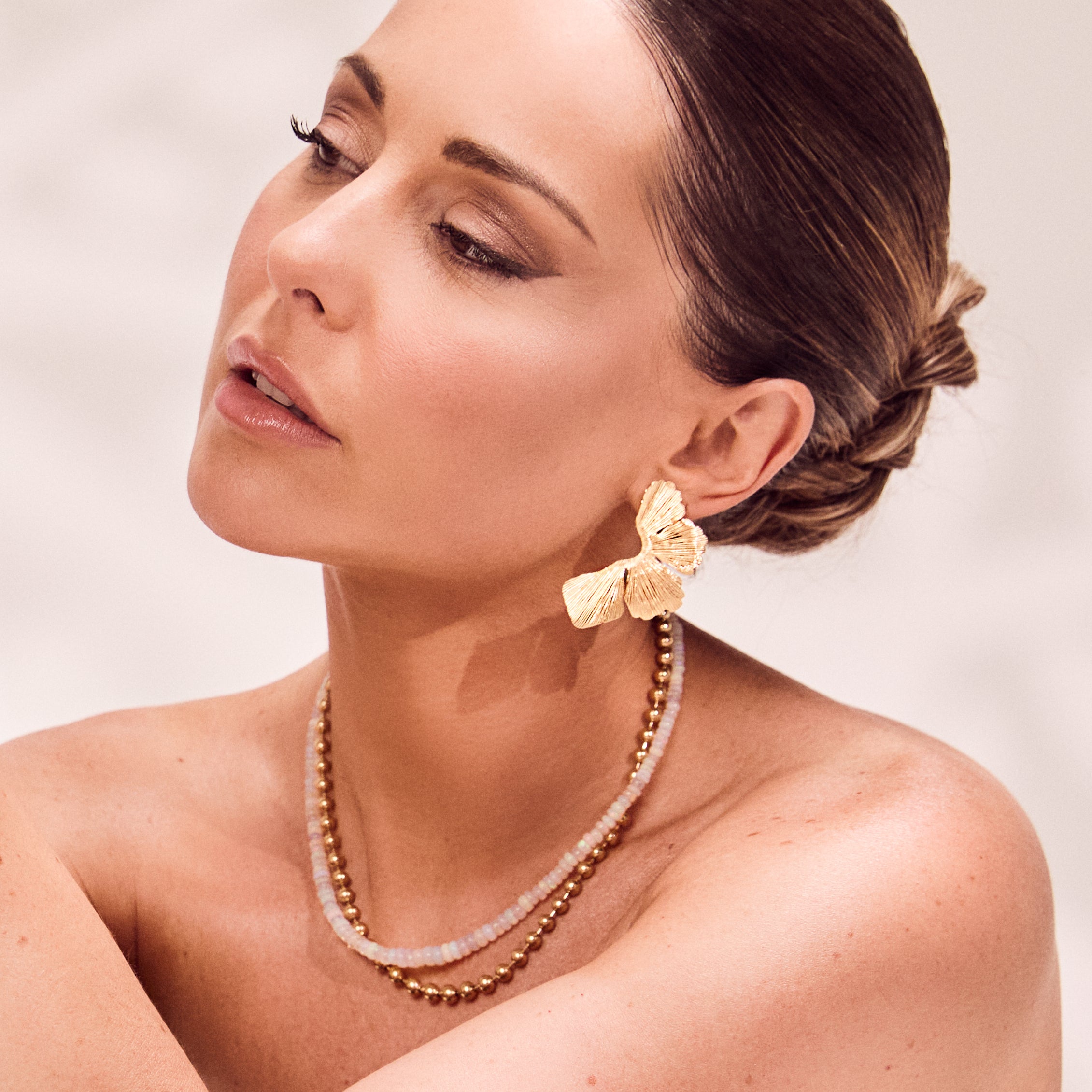 Lucky Goddess Earrings for Women - Louise Thompson Elegant Dangle Drop Earrings - Perfect for Parties, Weddings & Special Occasions