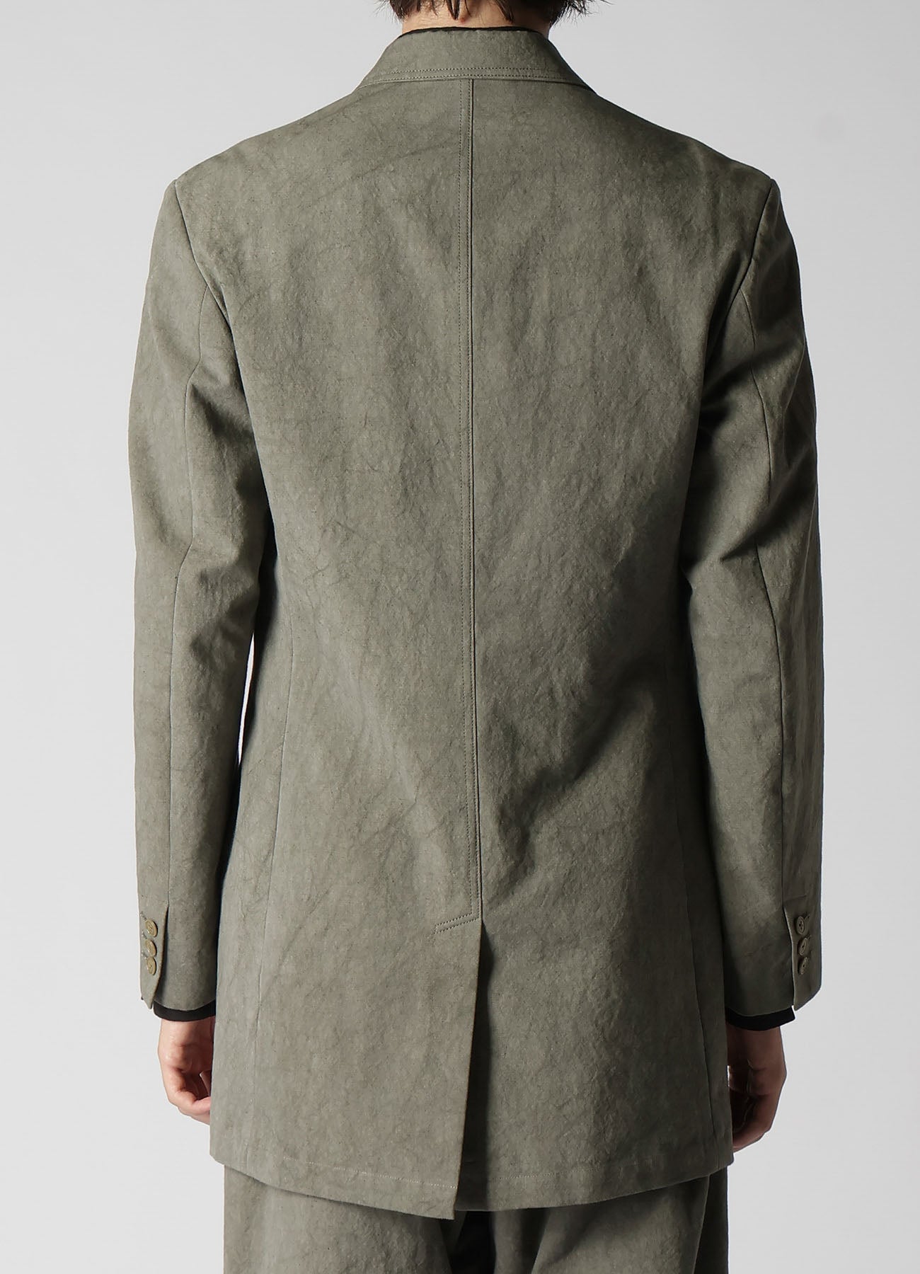 Premium Cotton Linen Sulfided Ozone Jacket with 4 Pockets & Double Stitching - Durable Outdoor Wear for Hiking, Camping & Casual Style