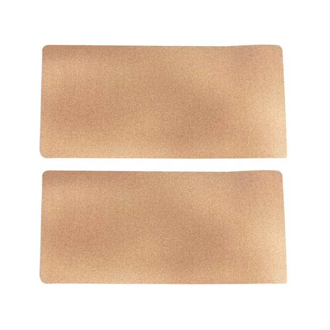 2-Pack Cork Mouse Pad Set - Eco-Friendly & Non-Slip Desk Accessory for Office, Gaming & Home Workspace Use