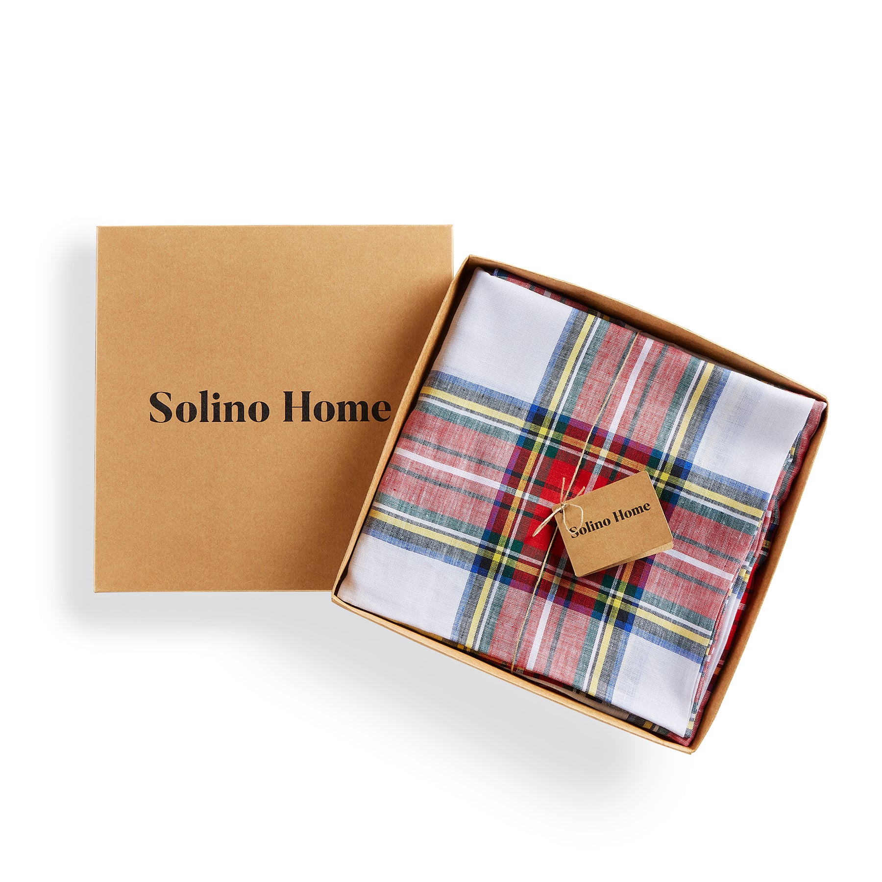 Stylish Stewart Plaid Round Tablecloth - Perfect for Holiday Dinners & Outdoor Picnics - Waterproof & Washable
