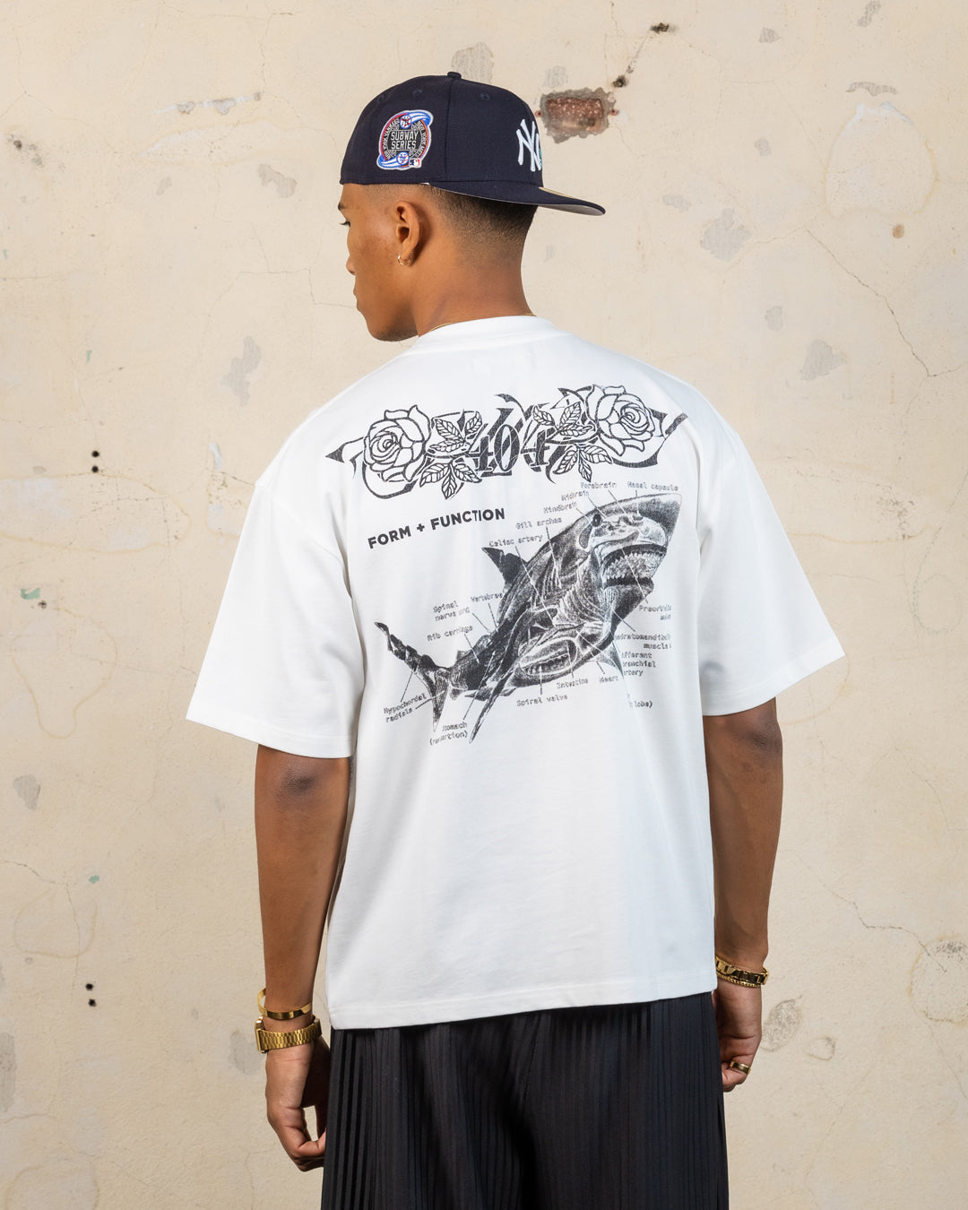404 Riptide Vintage T-Shirt - Soft Cotton Retro Graphic Tee for Men & Women - Off White - Perfect for Casual Wear, Street Style & Music Festivals