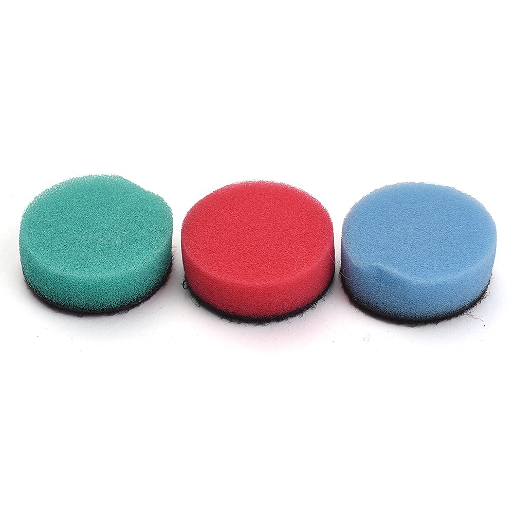 16-Piece Mini Buffing & Polishing Pad Kit for Car Detailing - Perfect for Wheels, Headlights, Handles & Small Areas | High-Quality Car Polisher Pads for Professional & DIY Auto Care