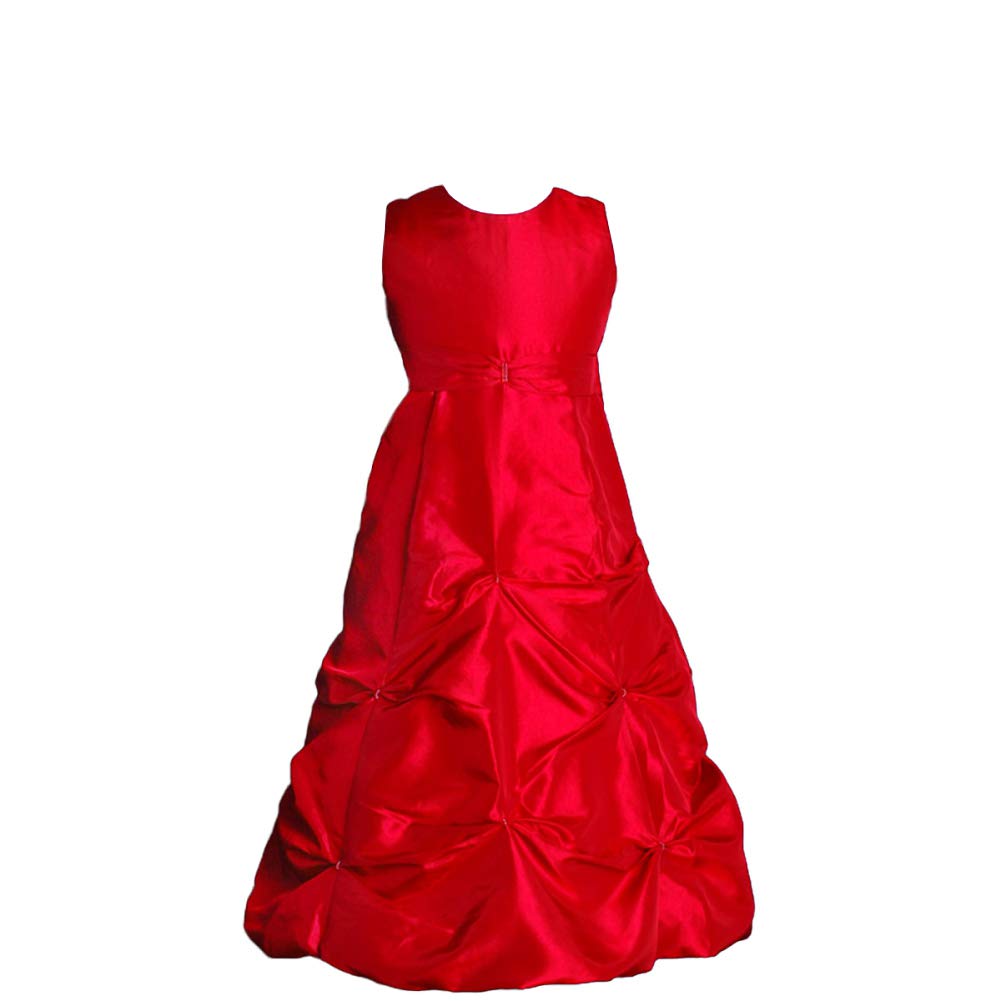 Lito Angels Beaded Bubble Dress for Girls - Flower Girl & Party Wear