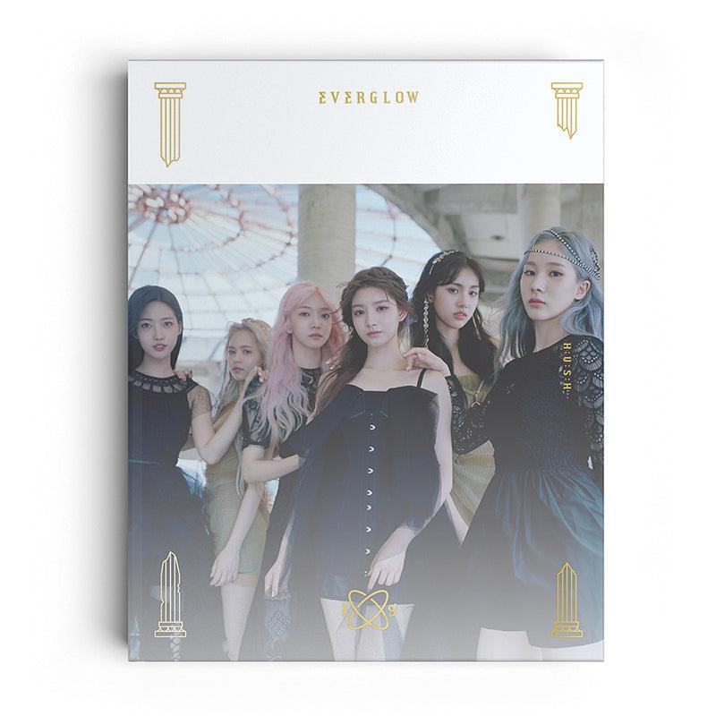 EVERGLOW 2nd Single Album 'HUSH' - K-Pop Music CD with Photobook & Poster - Perfect for K-Pop Fans, Collectors and Gift Giving