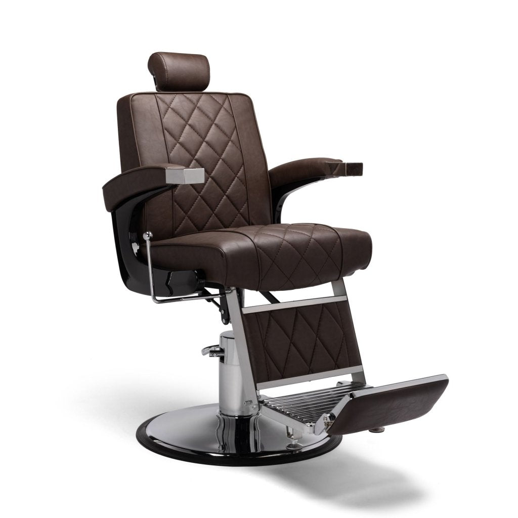 Lanvain Pacific Canada Barber Chair - Professional Salon Styling Chair for Hairdressers & Barbers - Heavy Duty Hydraulic Adjustable Stylist Chair for Salons, Barber Shops & Home Use