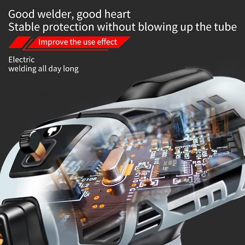 Portable Welding Machine 20-120A with 6 Gears - Handheld Arc Welder for 1/16