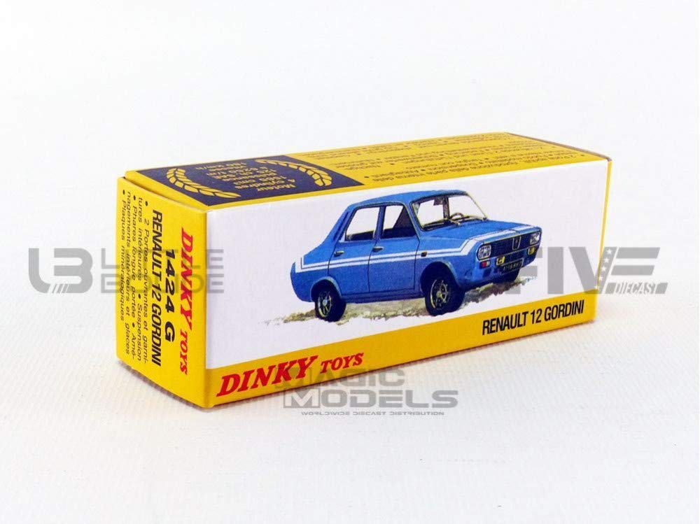 Dinky Toys Car Collectible 1:24 Scale Diecast Model - Blue & White Classic Vintage Vehicle - Perfect for Display, Gifts & Collectors