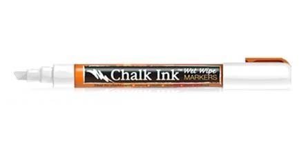 Chalk Ink 6mm White Chalk Markers - 2 Pack for Whiteboards, Glass, Signs & Windows - Non-Toxic, Vibrant & Erasable (IN16WWCHLK-2Pack)
