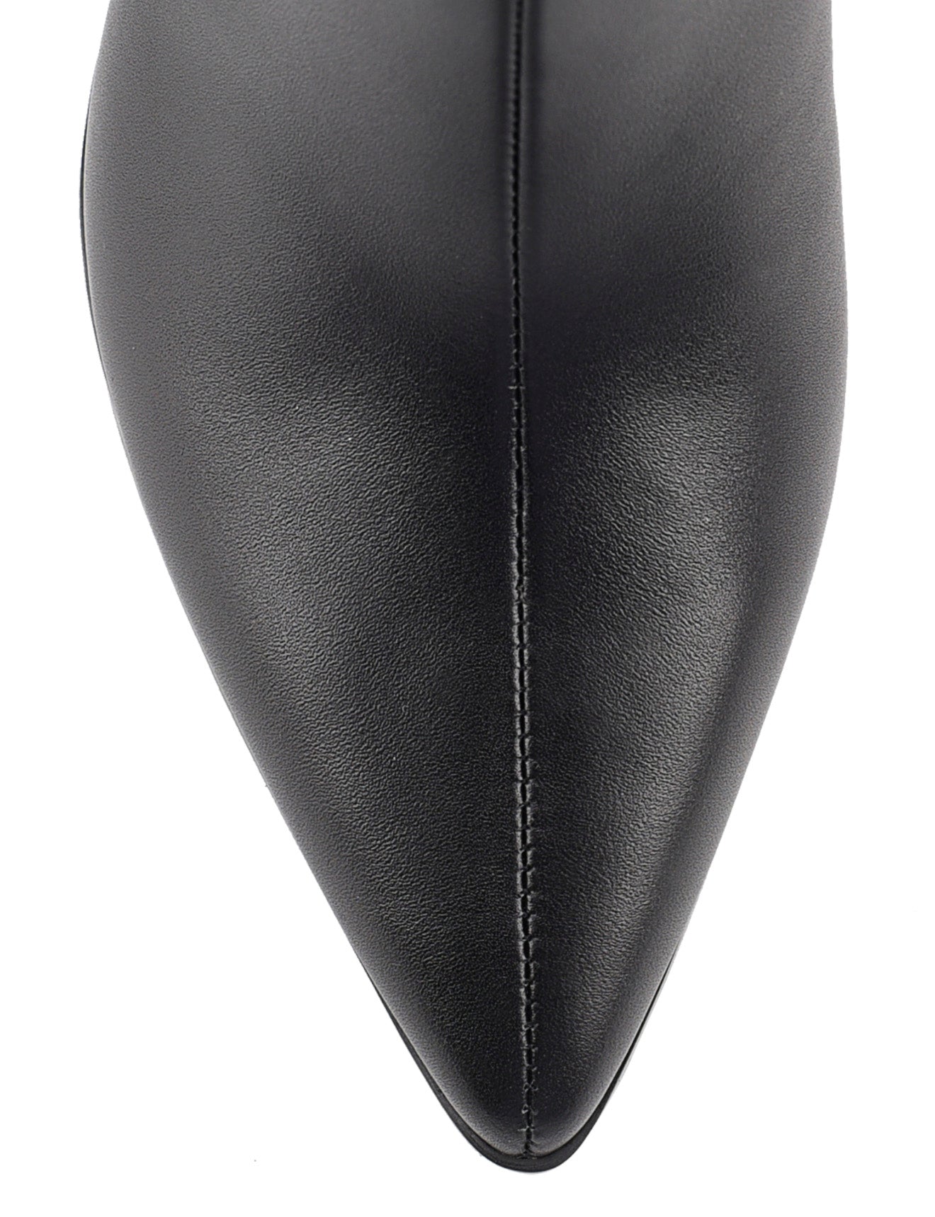 Clinton Women's Black Leather Long Boots - Stylish Knee-High Winter Boots for Fashion & Outdoor Wear