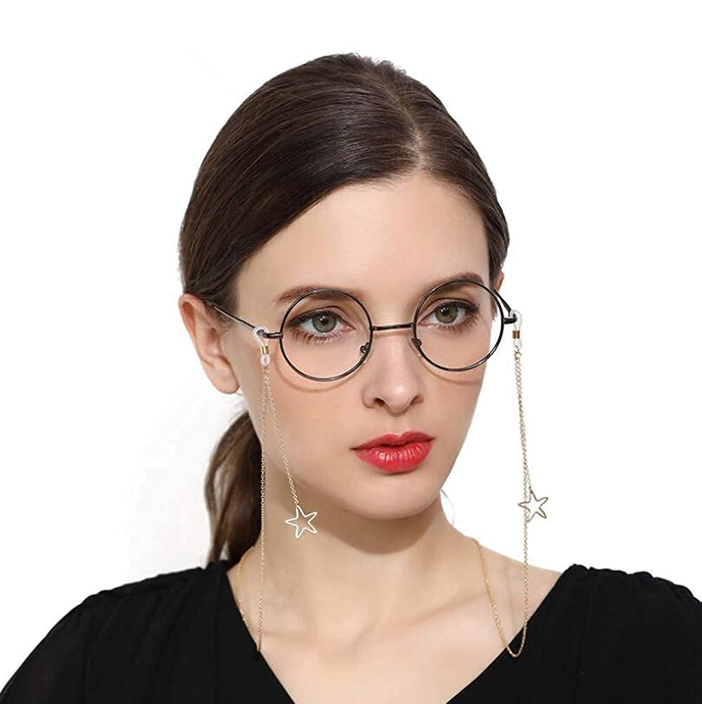 Toshine Eyeglasses Holder Chain - Stylish Eyewear Retainer for Reading & Sunglasses - Perfect for Work & Travel