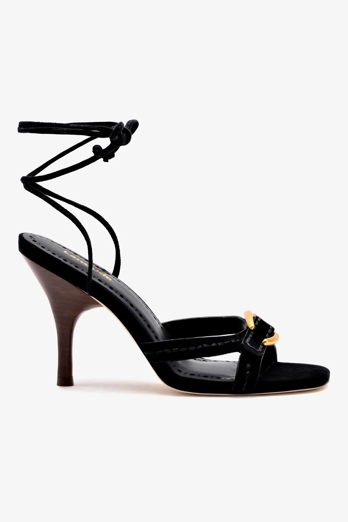 Verona Strappy Sandal Women's Black Suede Summer Sandals - Perfect for Beach Vacations, Date Nights & Casual Outings
