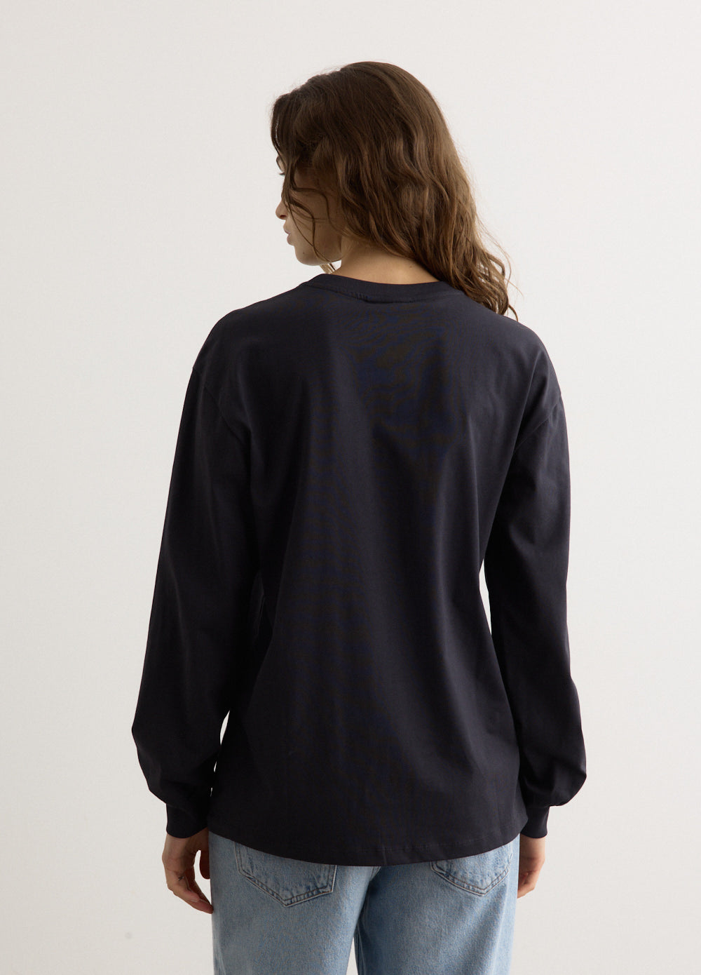 Soft Basic Teddy Long Sleeve T-Shirt for Women & Men | Cozy Casual Cotton Tee | Perfect for Everyday Wear, Loungewear & Layering
