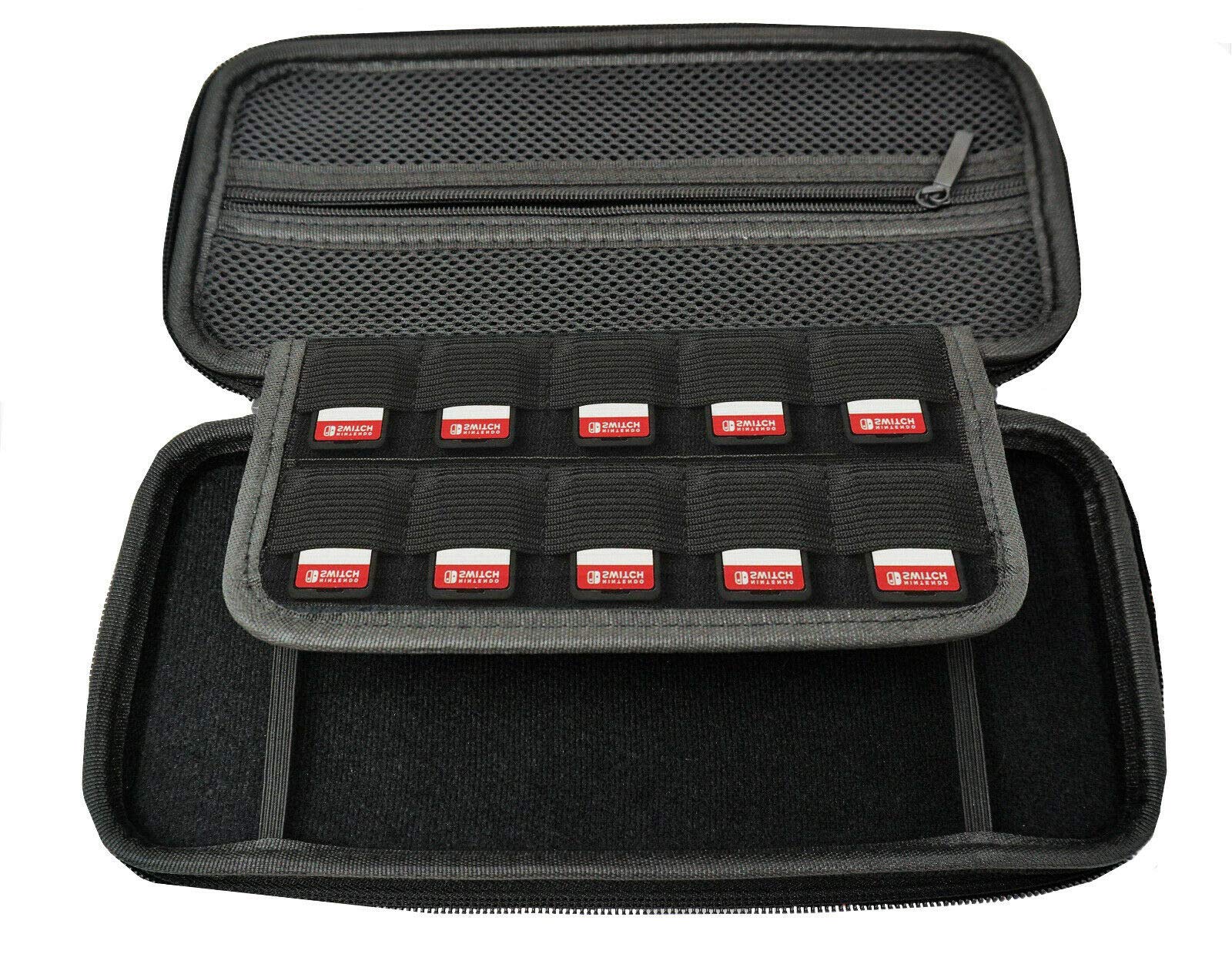 AGOZ Protective Carrying Case for Nintendo Switch - Durable Travel Cover Shell Pouch for Switch Console & Accessories | Perfect for Gaming On-The-Go, Travel Protection, and Storage Organization