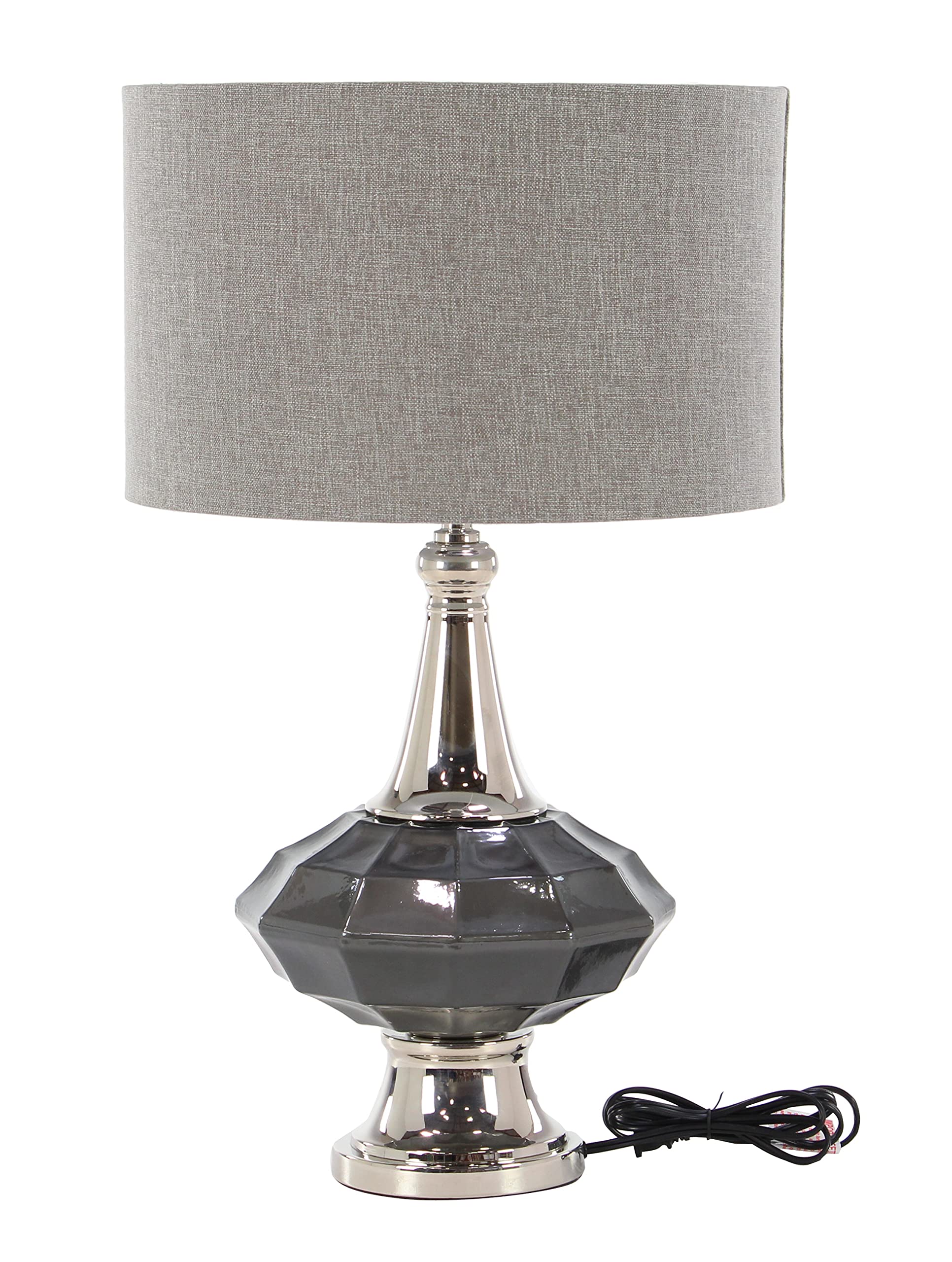 Deco 79 Modern Glass Round Table Lamp - 16