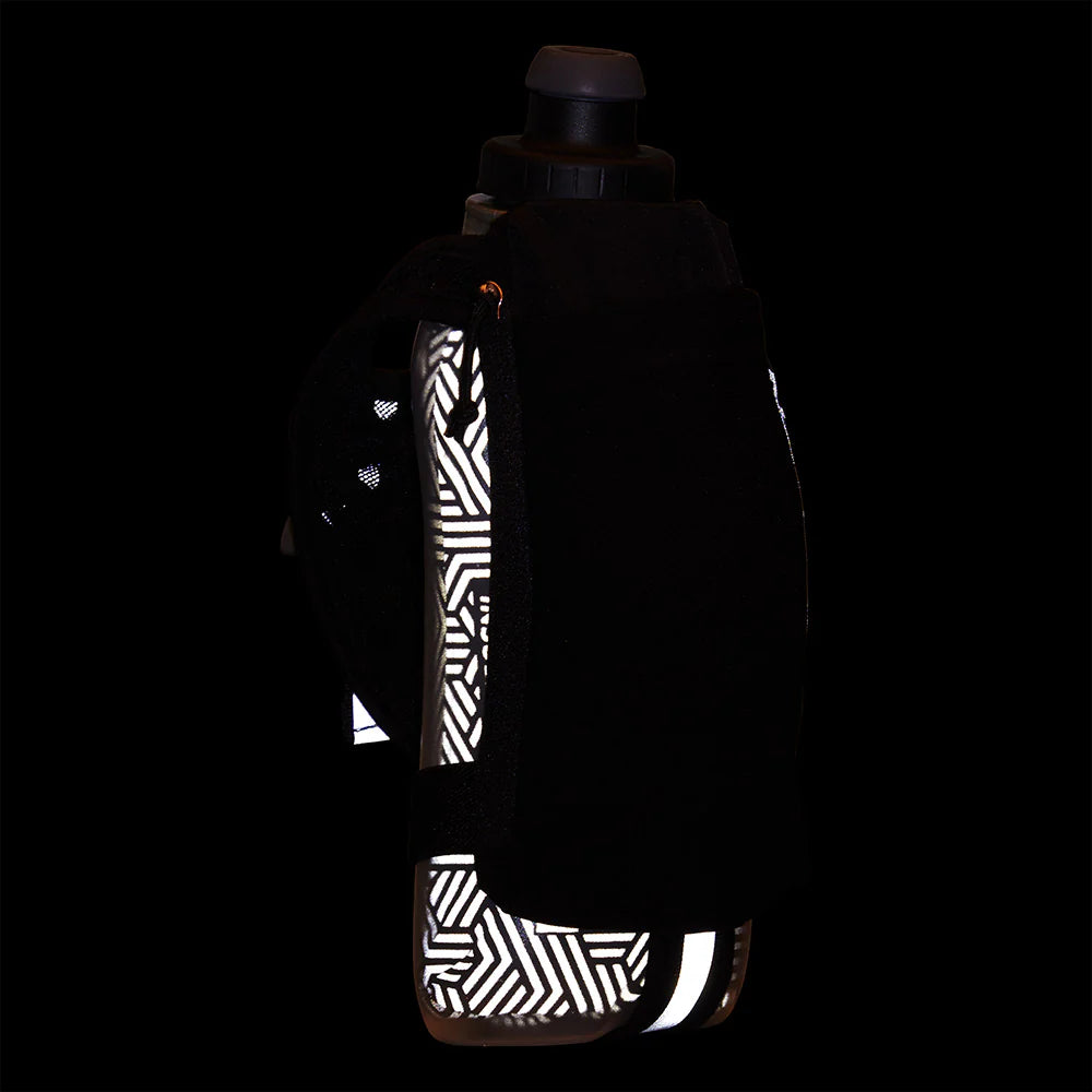 SpeedDraw 2 Insulated Stainless Steel Water Bottle 18oz - Leak Proof, Double Wall Vacuum Flask for Hot & Cold Drinks - Perfect for Gym, Hiking, Travel & Office (Black/Reflective Silver)