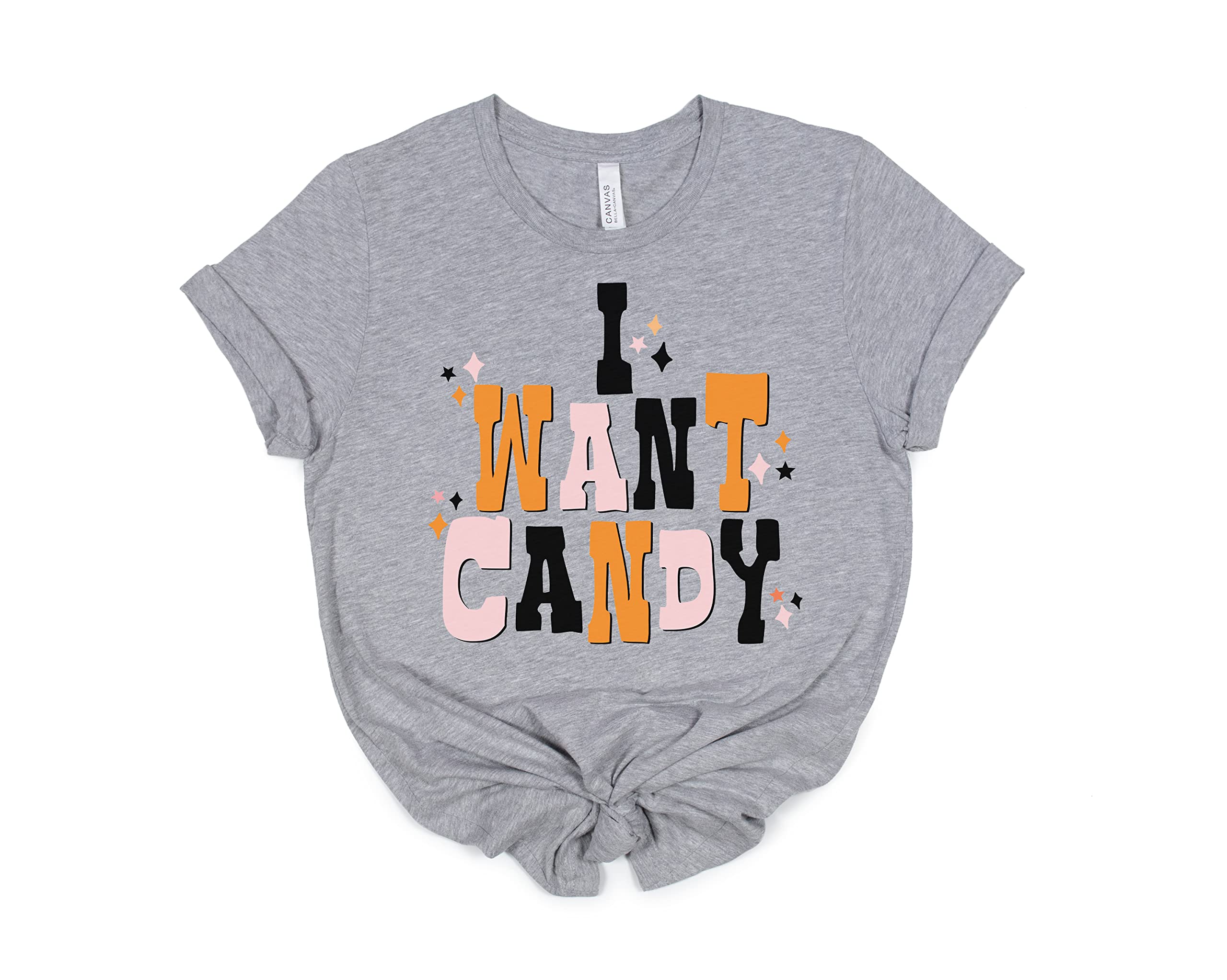 I Want Candy Tee - Trendy Graphic T-Shirt for Women & Men | Casual Cotton Tee for Everyday Wear | Perfect for Parties, Gifts & Street Style