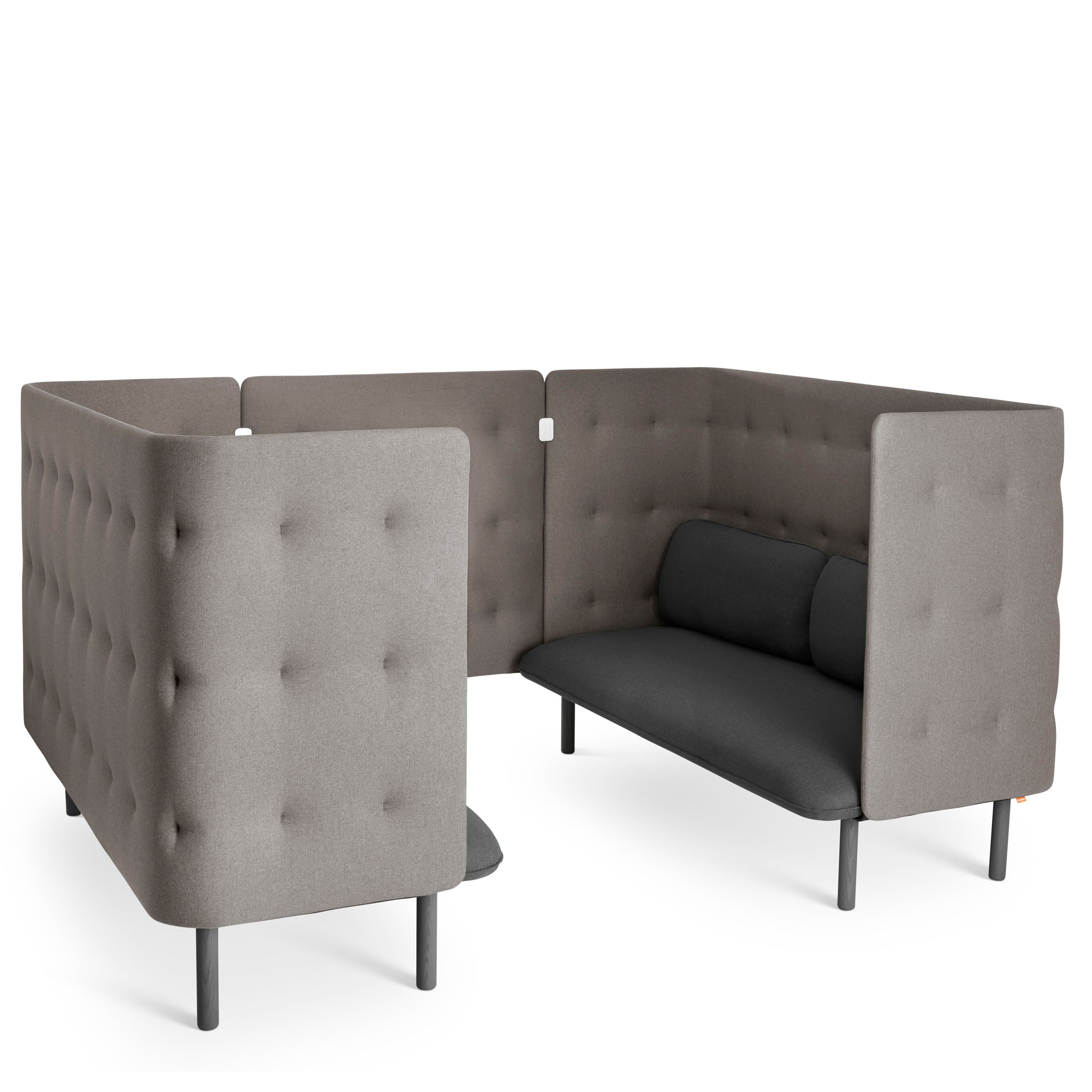 QT Privacy Lounge Sofa Booth - Comfortable Secluded Seating for Home, Office & Waiting Areas - Perfect for Relaxation, Reading & Private Conversations