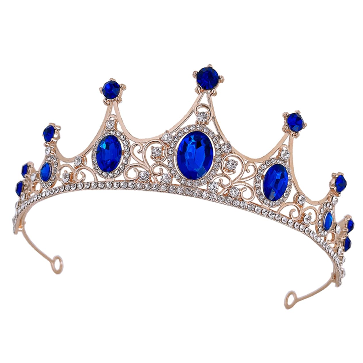 Abaodam 3-Piece Crown Diamond Hair Accessories Set - Princess & Bridal Tiaras for Women & Girls - Perfect for Weddings, Banquets, and Special Occasions