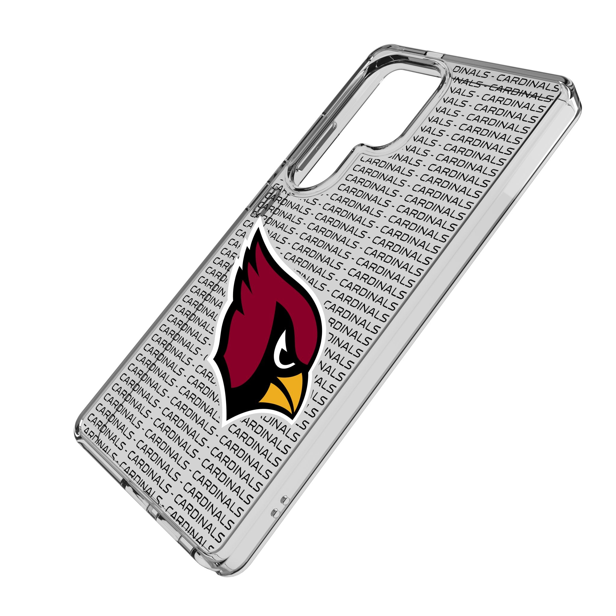 Arizona Cardinals Clear Text Backdrop Phone Case for Samsung Galaxy - Perfect for Game Days & Everyday Use
