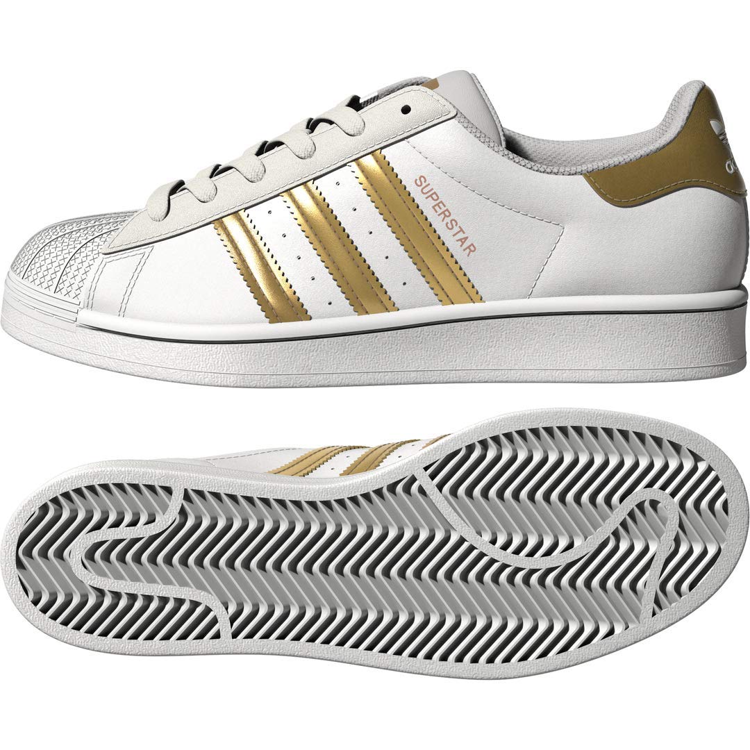 adidas Superstar Shoes for Women - Classic White Sneakers with Shell Toe | Casual, Athletic & Street Style Fashion for Everyday Wear